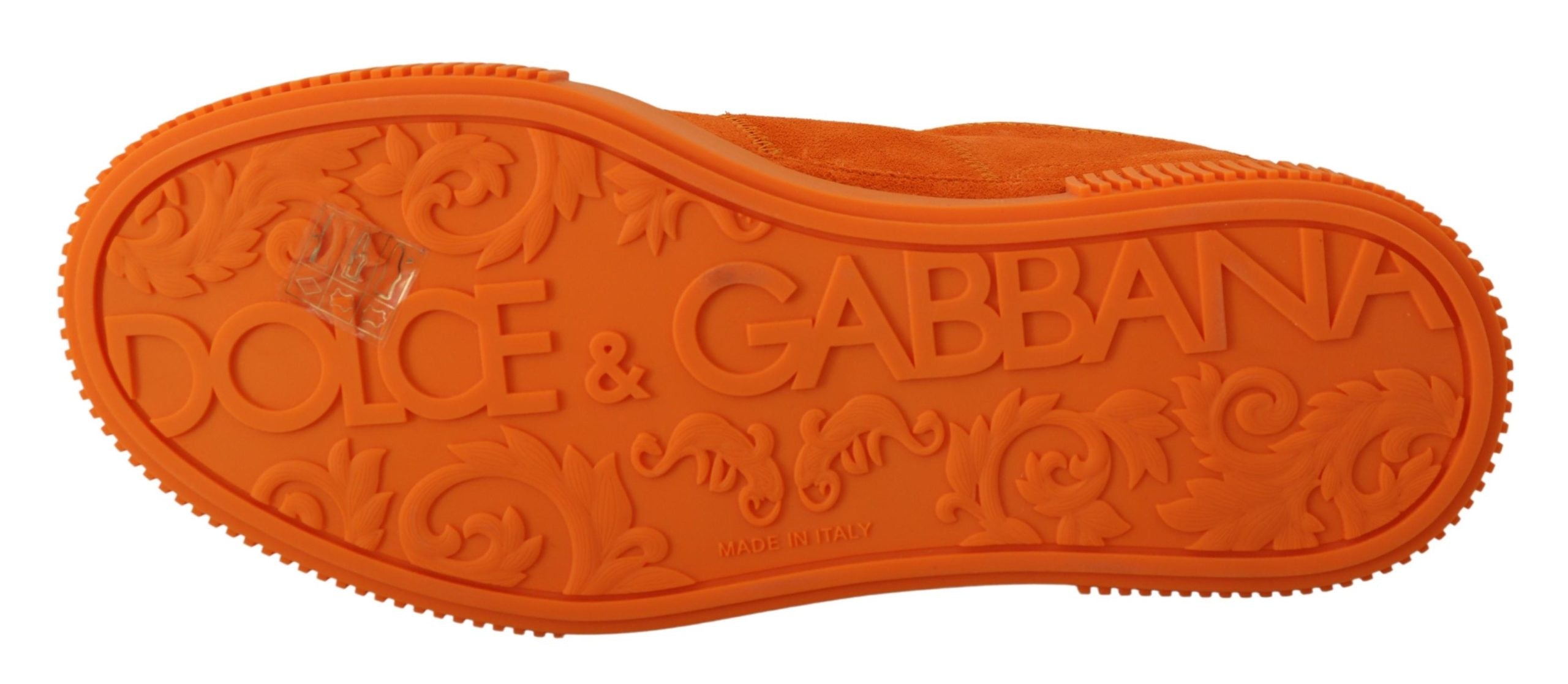 Zapatillas Pj Tucker de cuero naranja de Dolce & Gabbana-6