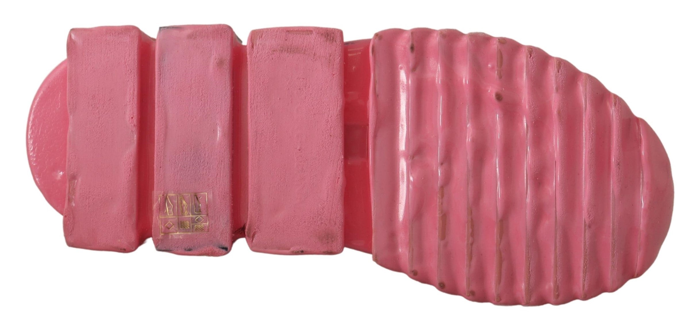 Zapatillas informales sin cordones Sorrento de caña baja en color rosa de Dolce & Gabbana-5