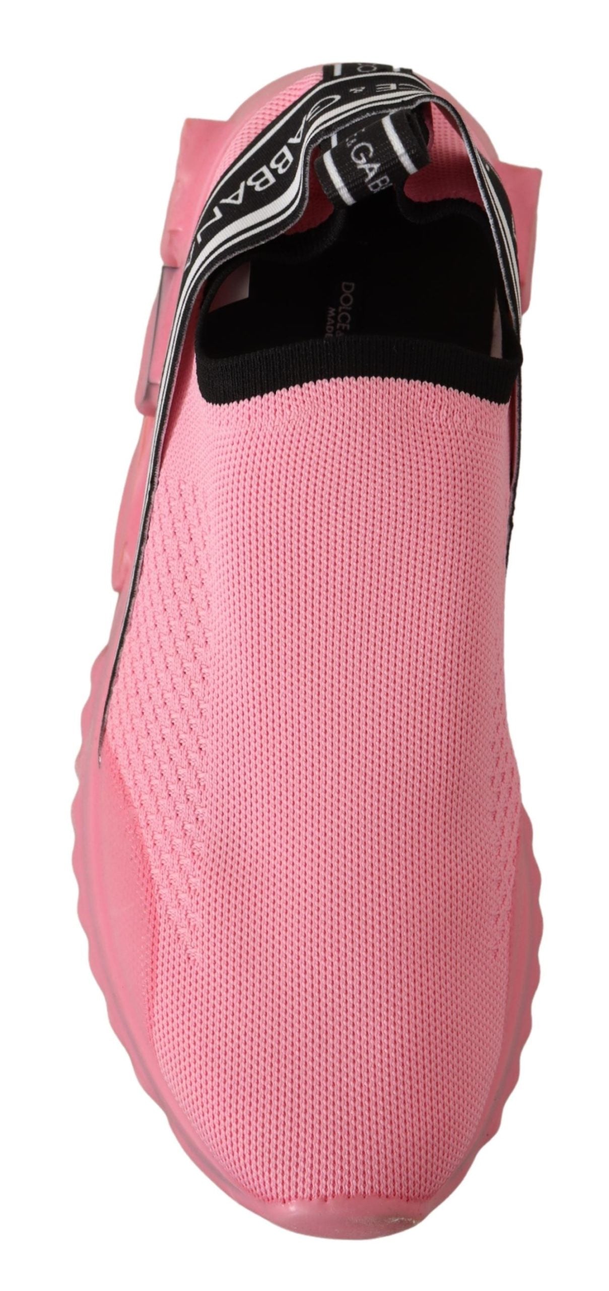 Zapatillas informales sin cordones Sorrento de caña baja en color rosa de Dolce & Gabbana-7