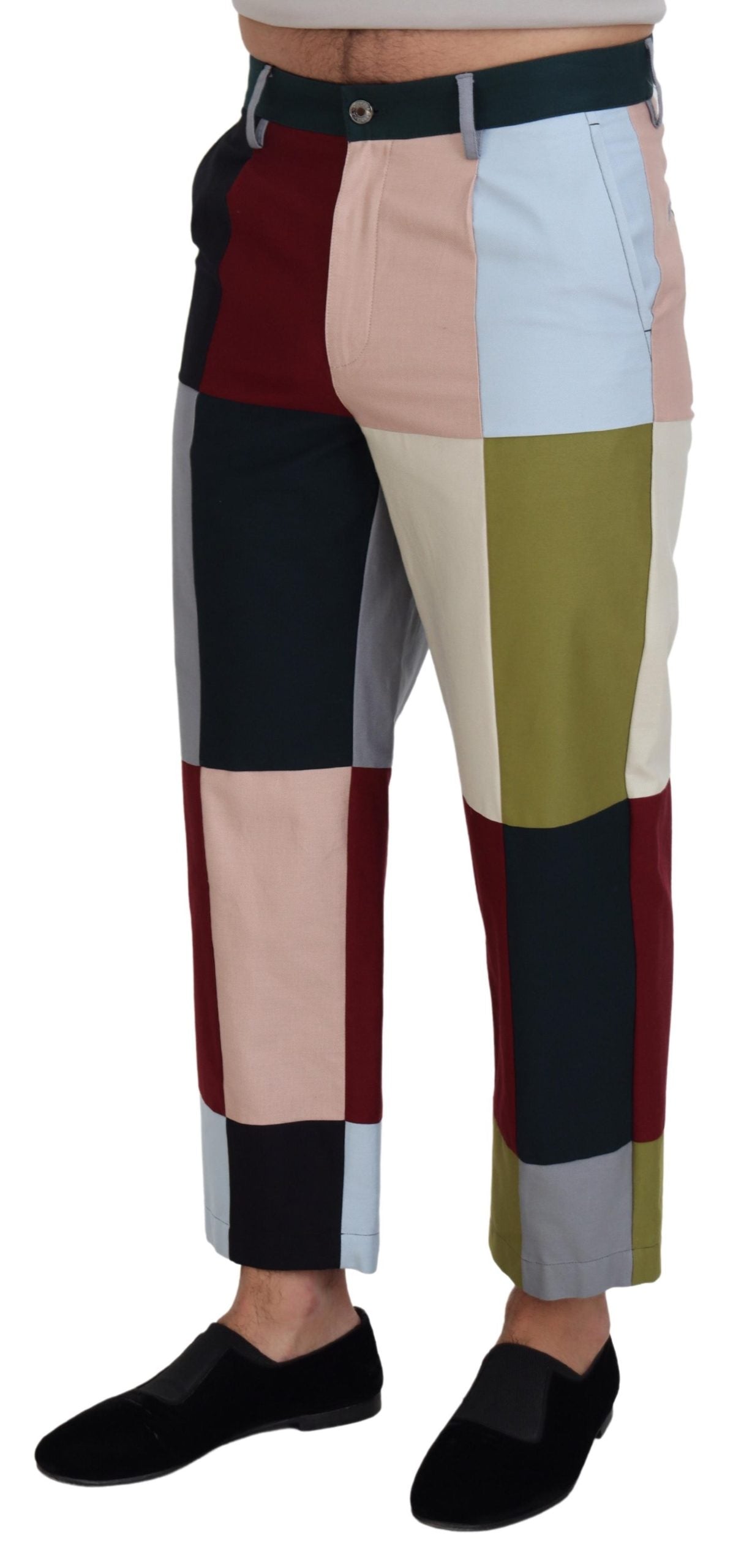 Dolce & Gabbana Multicolor Baumwoll-Patchwork-Hose-2