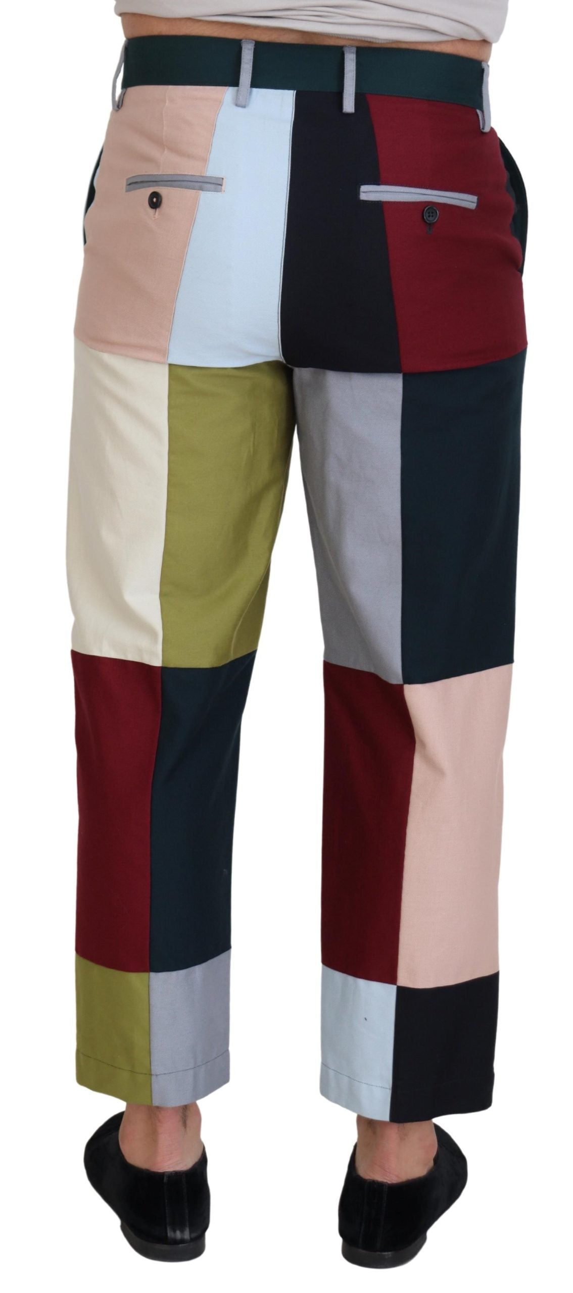 Dolce & Gabbana Multicolor Baumwoll-Patchwork-Hose-3