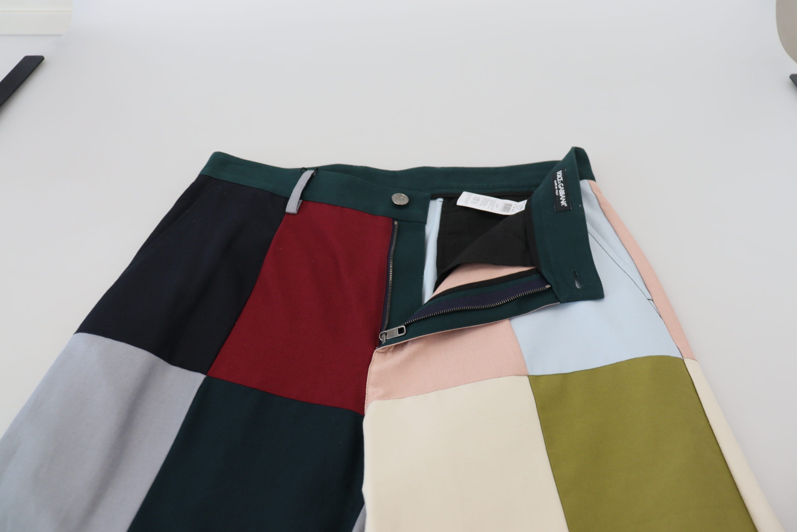 Dolce & Gabbana Multicolor Baumwoll-Patchwork-Hose-5
