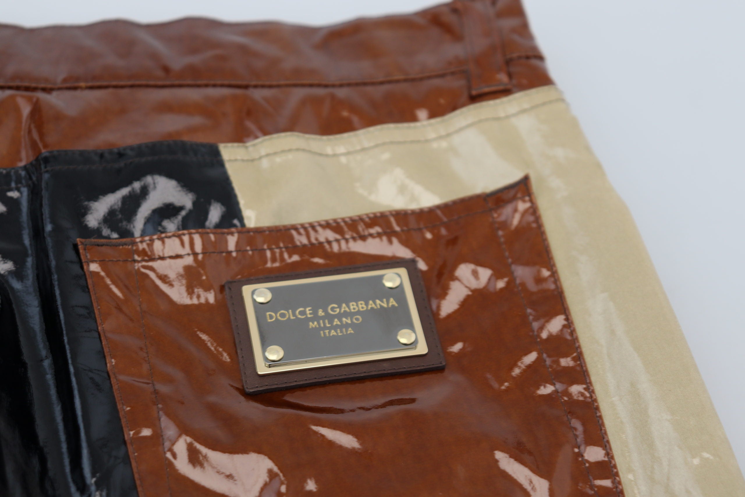 Dolce & Gabbana Multicolor Shiny Slim Fit Men's Denim Jeans-6