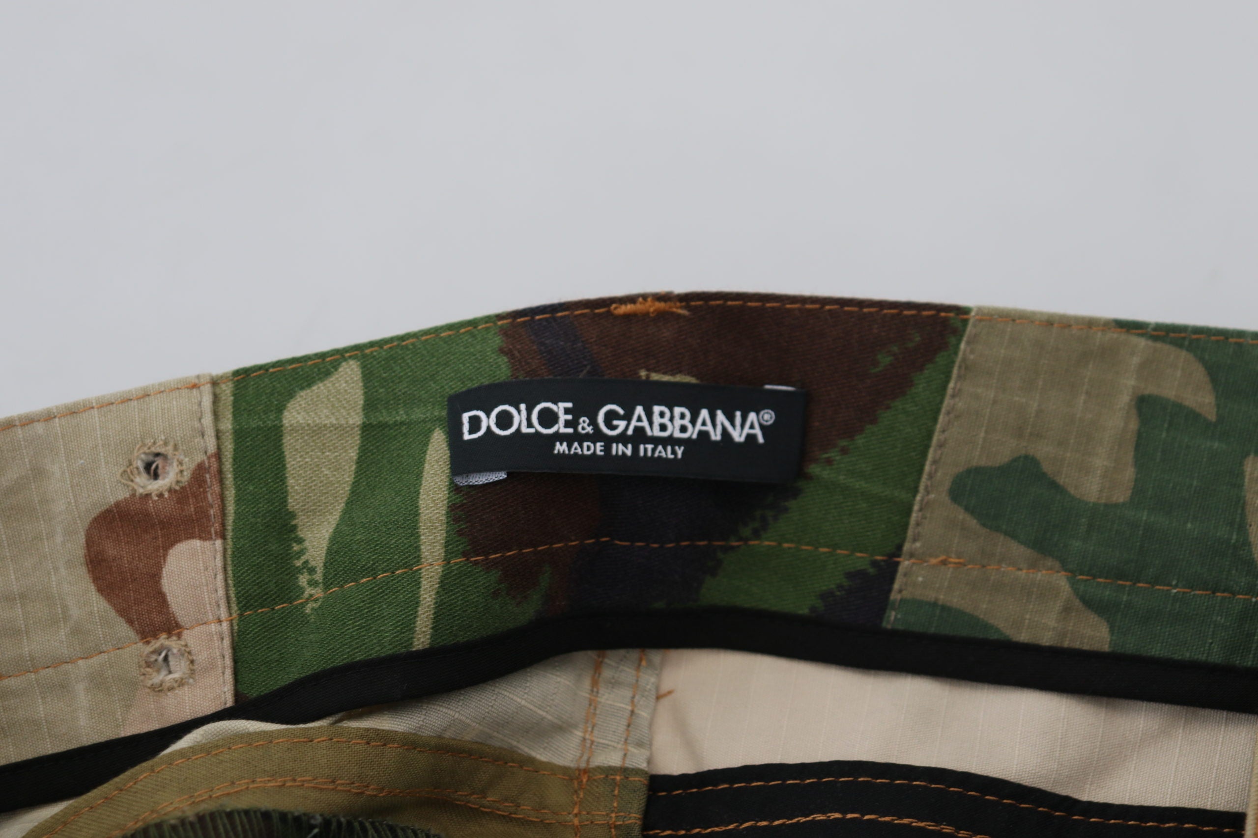 Dolce & Gabbana Multicolor Silk Patchwork Men Denim Jeans-6