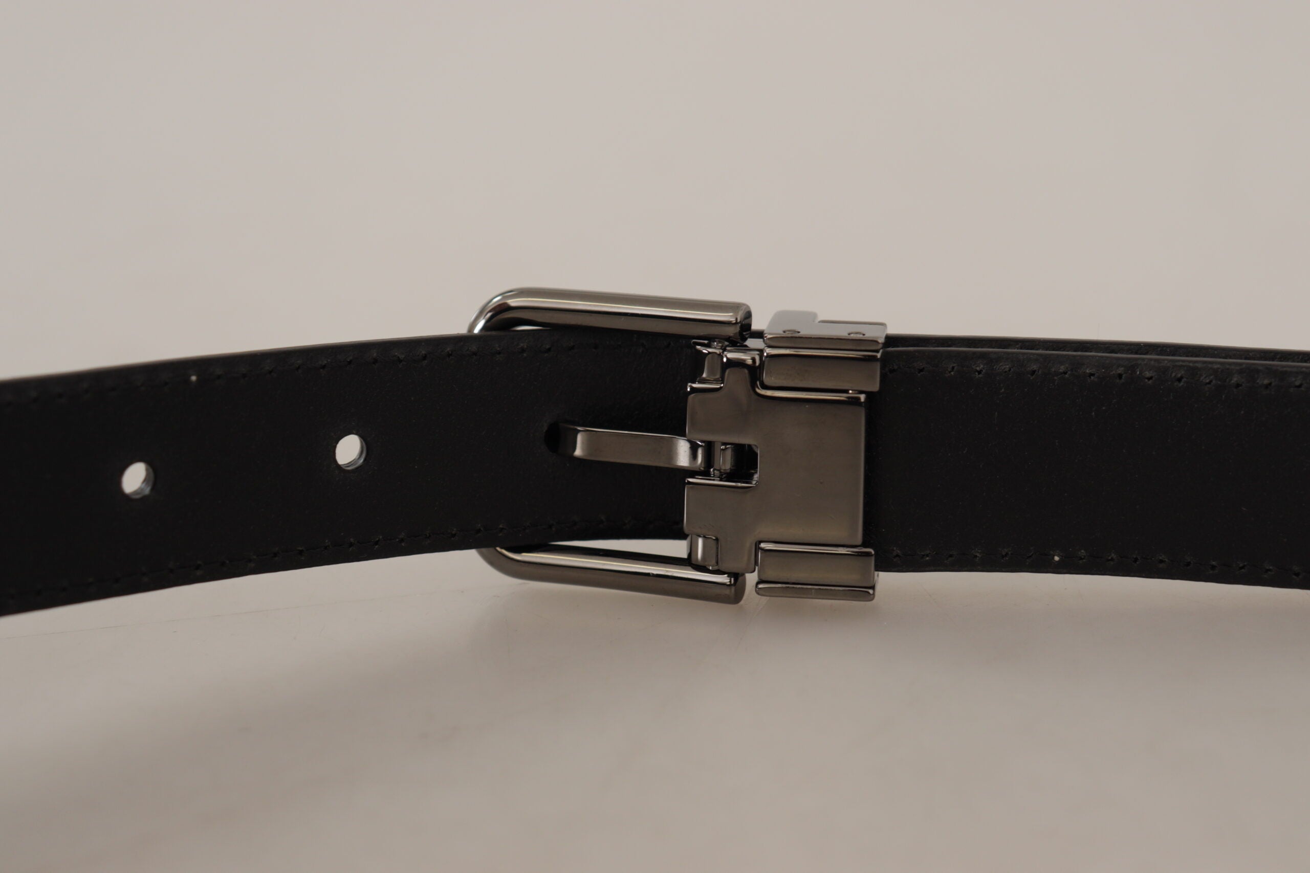 Dolce & Gabbana Multicolor Exotic Leather Patchwork Metal Belt-5