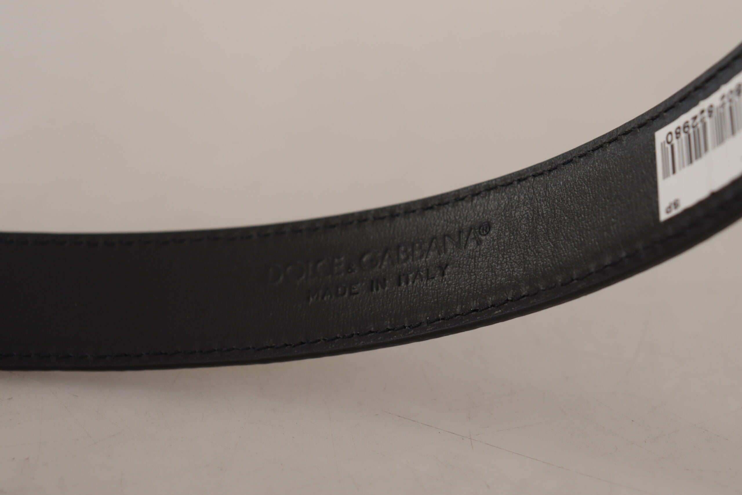 Dolce & Gabbana brown leather belt with leopard print and bronze-colored metal buckle-6