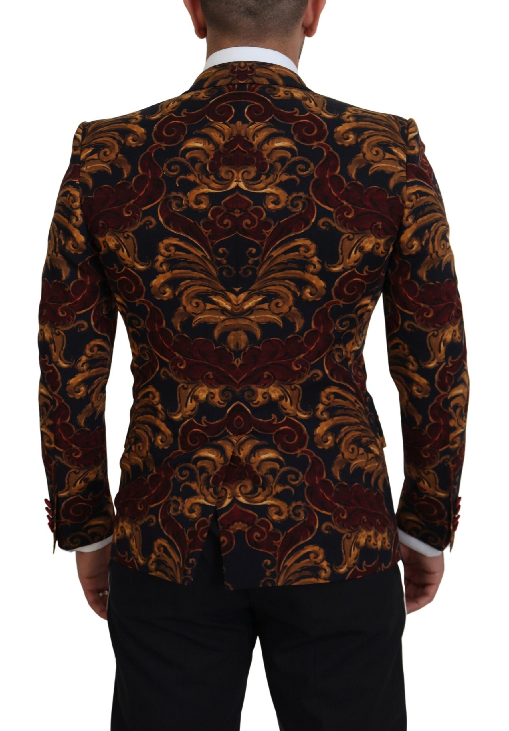 Dolce & Gabbana Multicolor Floral Single-Breasted Martini Blazer-3
