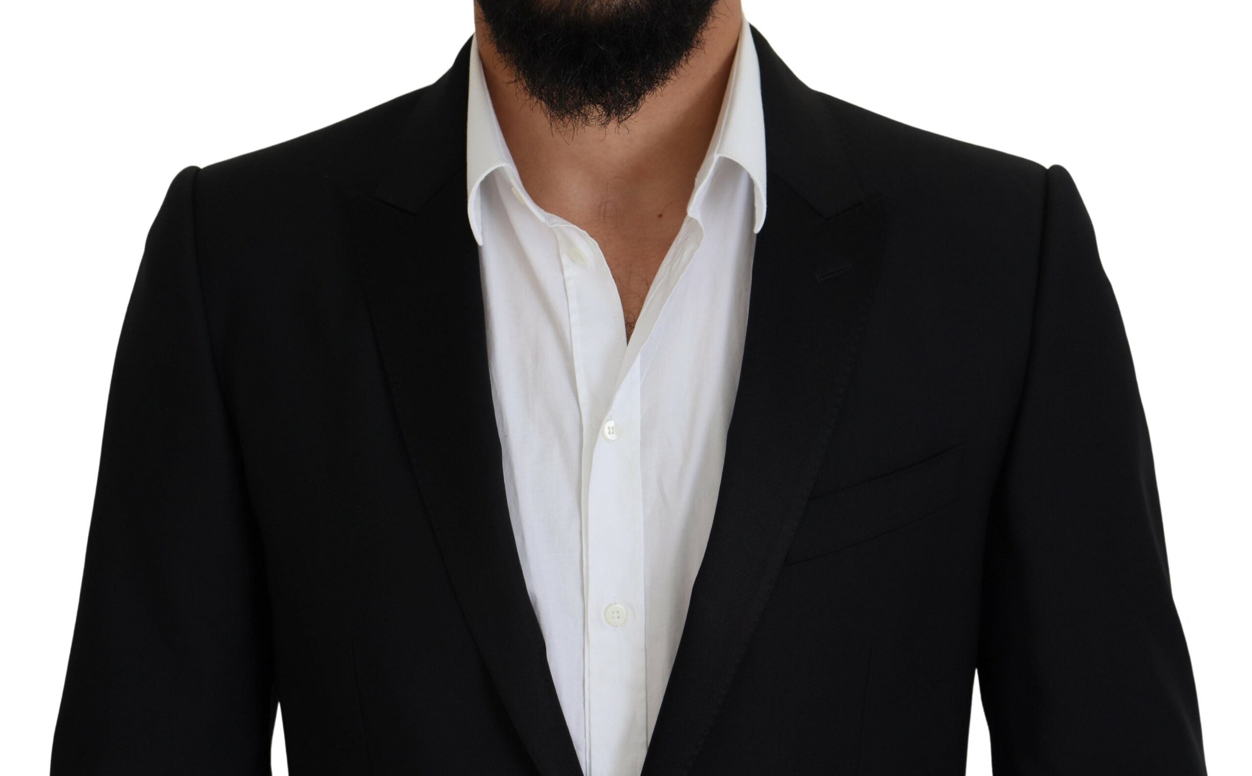 Dolce & Gabbana Schwarzer schmal geschnittener Martini-Blazer-4