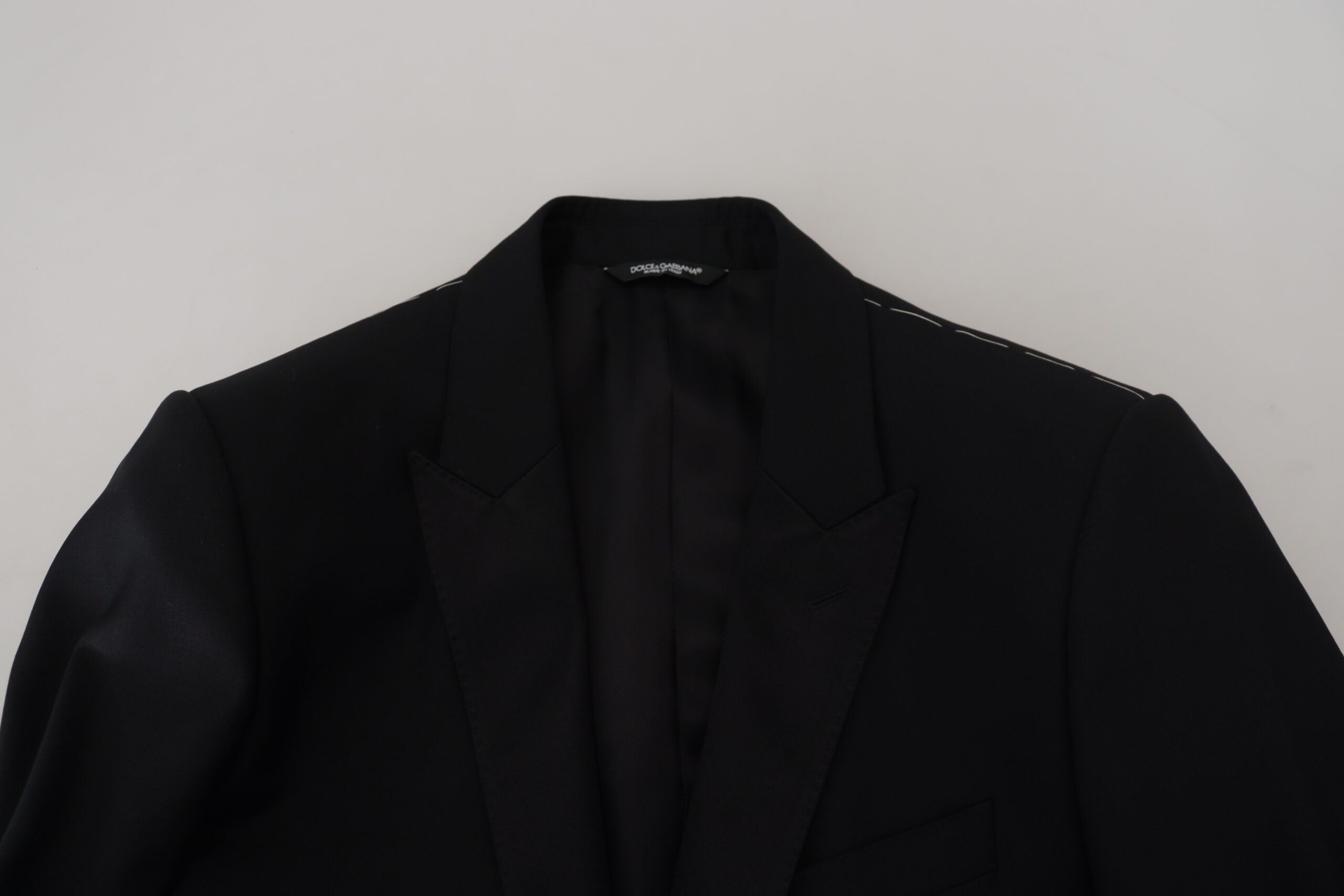 Dolce & Gabbana Schwarzer schmal geschnittener Martini-Blazer-7