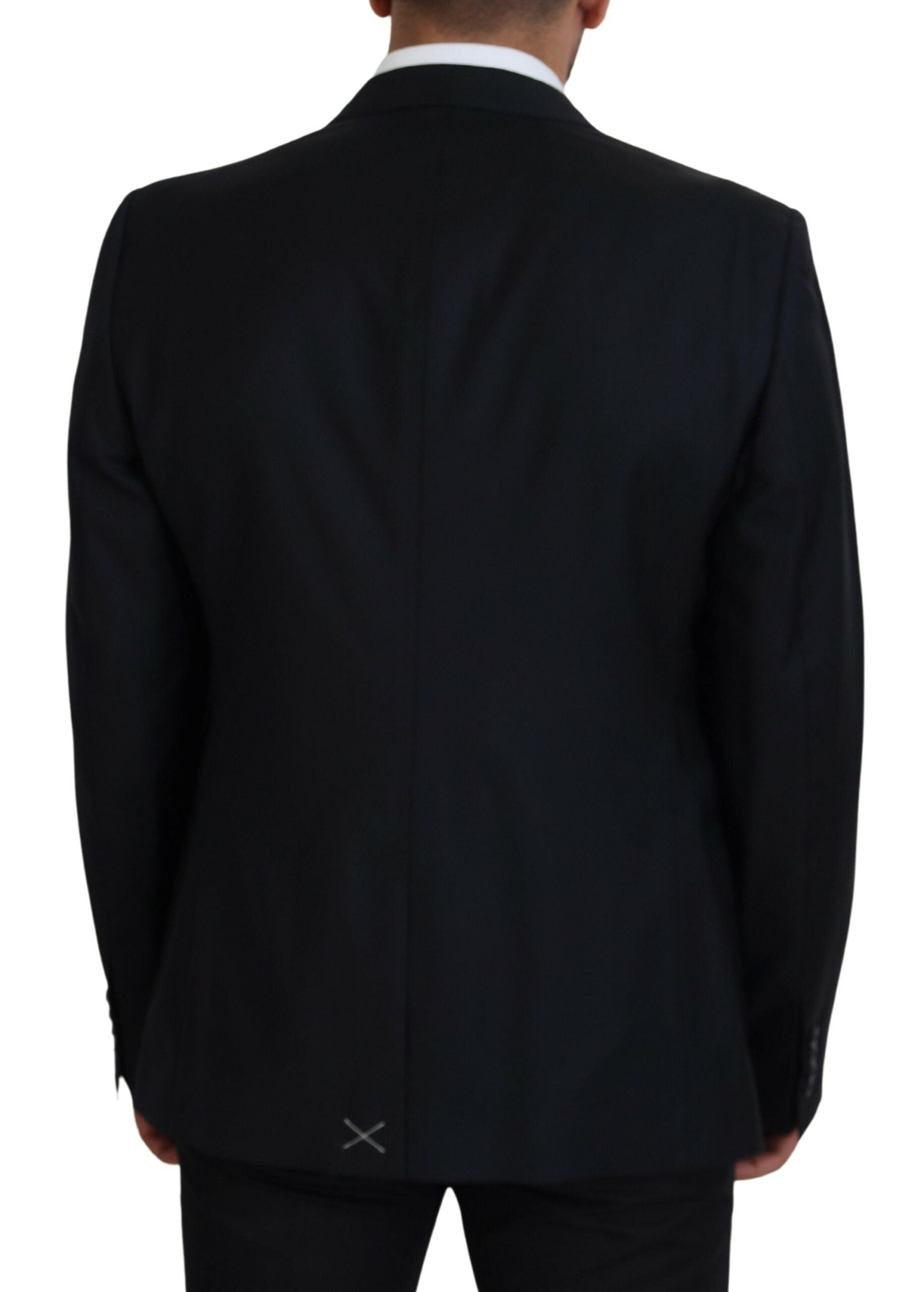 Dolce & Gabbana Dunkelblauer formeller Sicilia Blazer aus Wolle-3