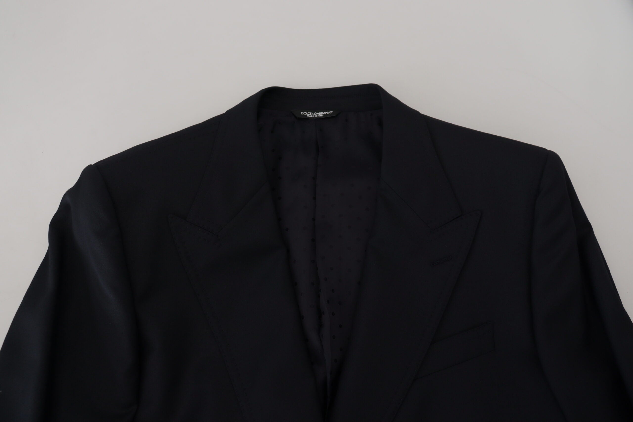 Dolce & Gabbana Dunkelblauer formeller Sicilia Blazer aus Wolle-7