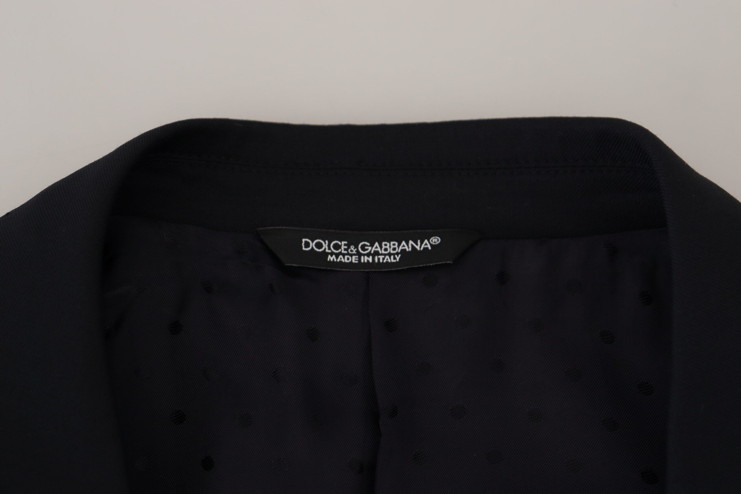 Dolce & Gabbana Dunkelblauer formeller Sicilia Blazer aus Wolle-8