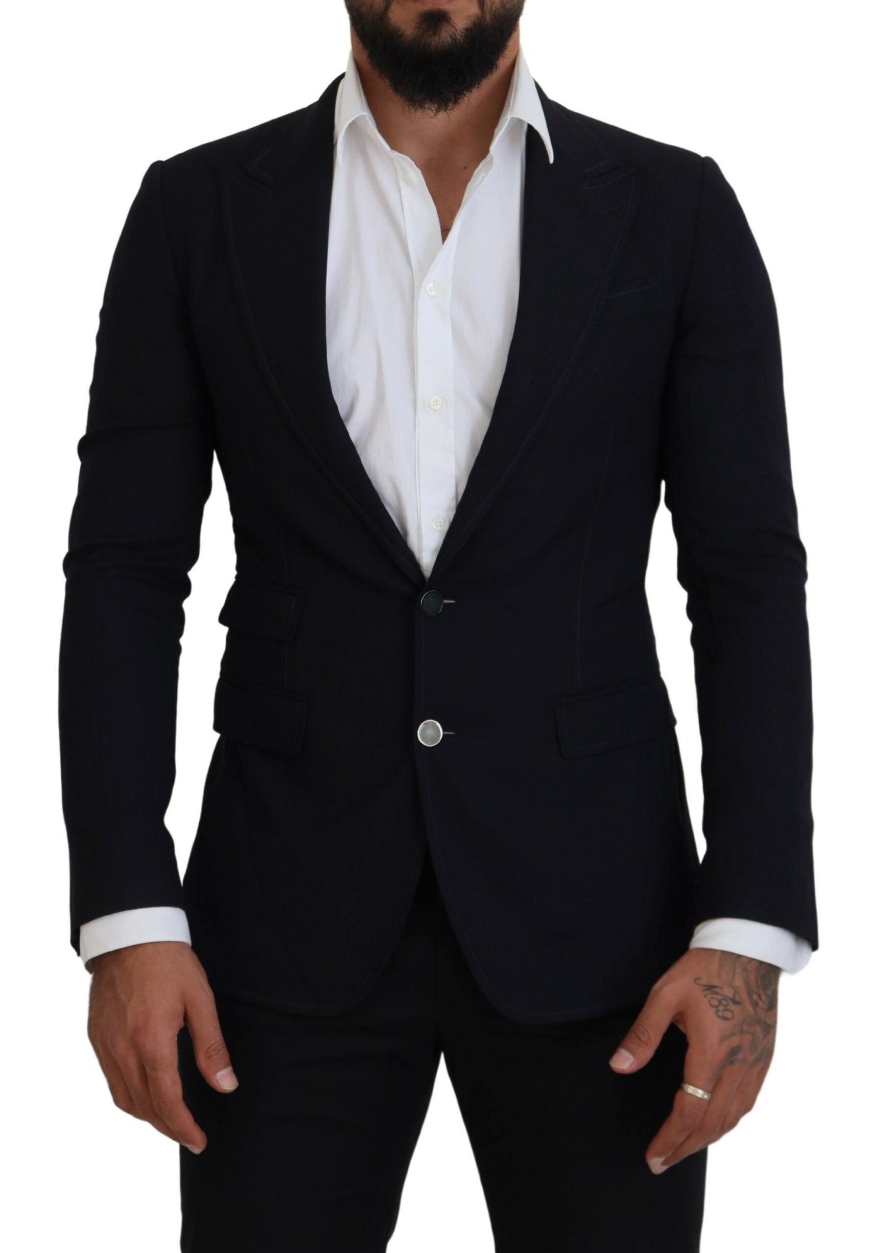 Dolce & Gabbana Blue Taormina Blazer in virgin wool-1