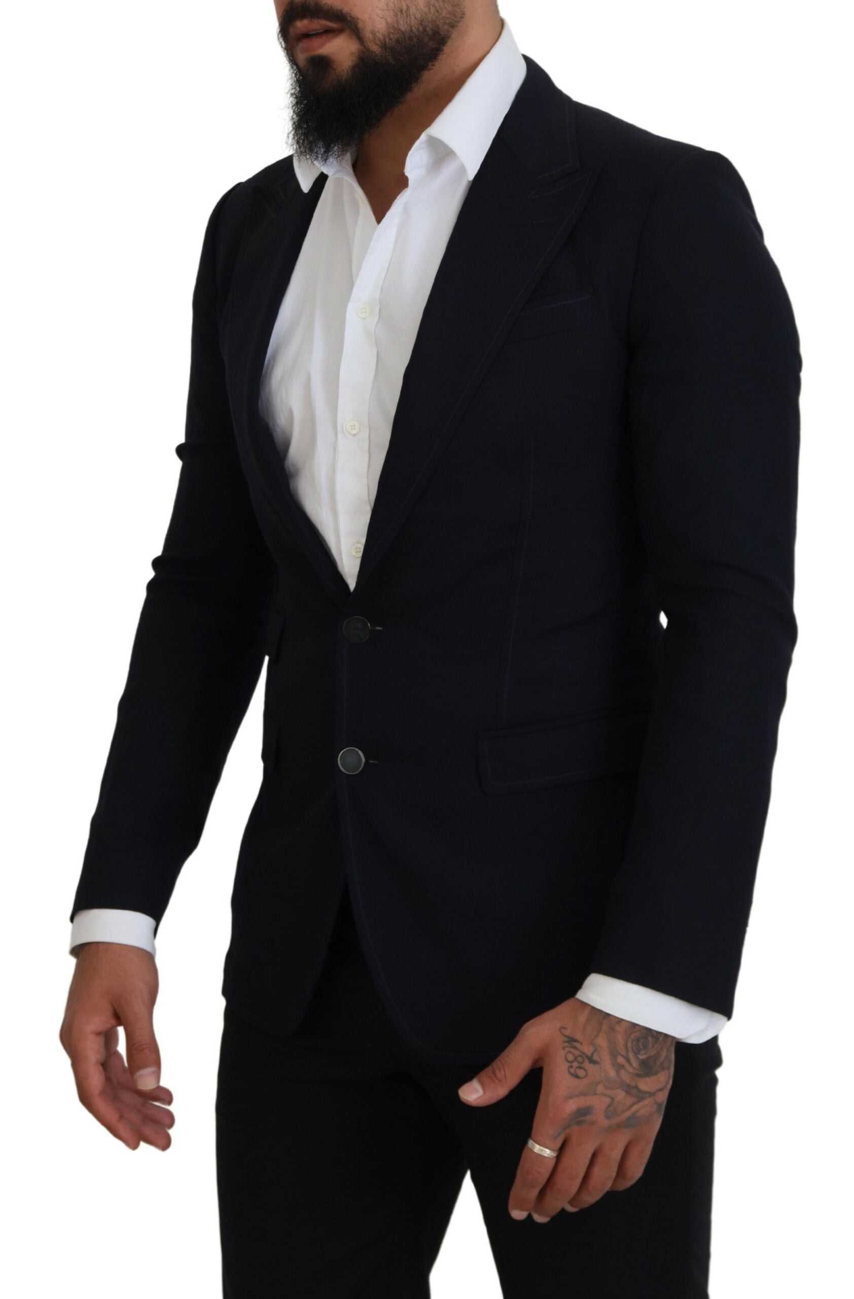Dolce & Gabbana Blue Taormina Blazer in virgin wool-2