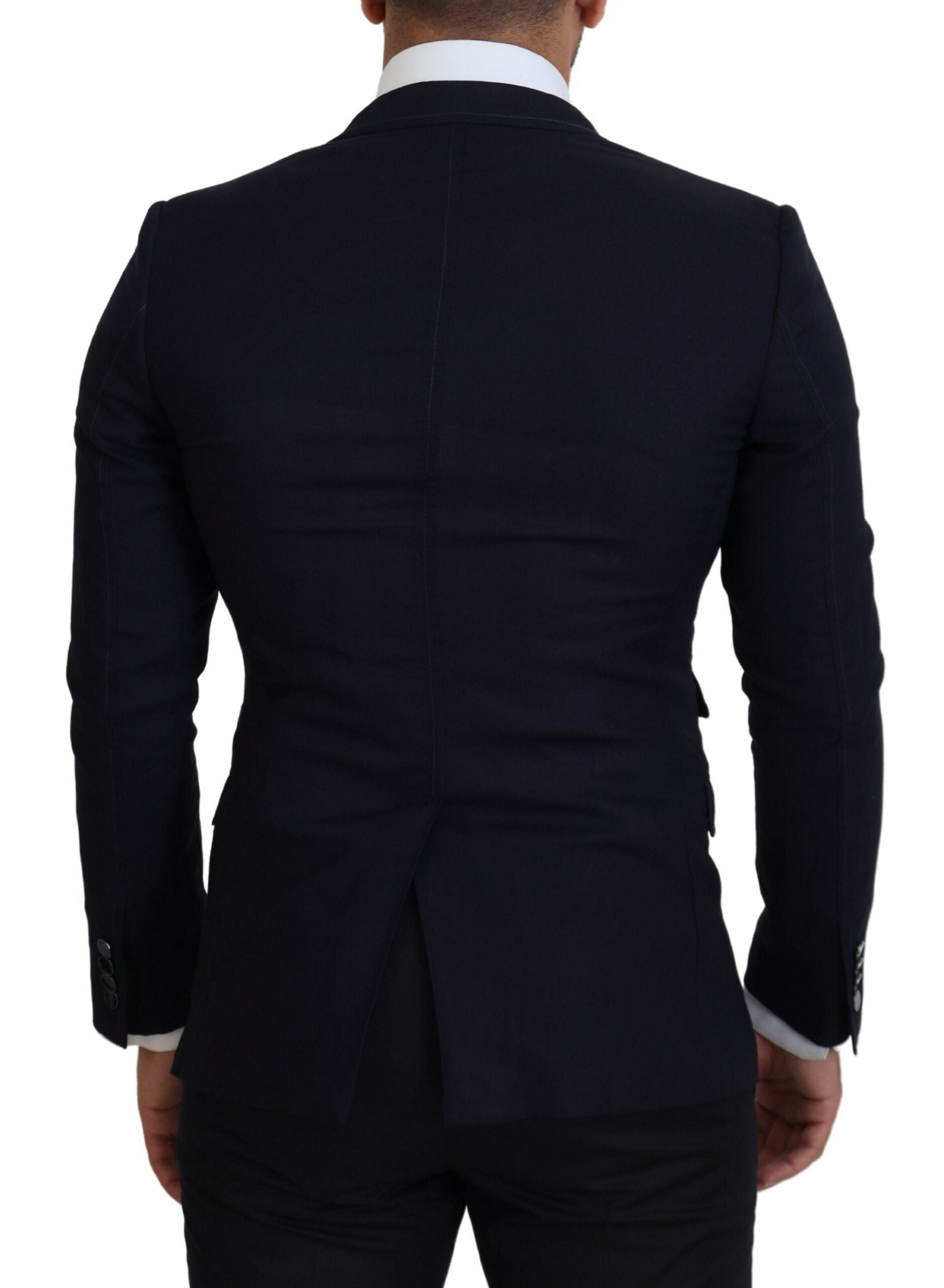 Dolce & Gabbana Blue Taormina Blazer in virgin wool-3