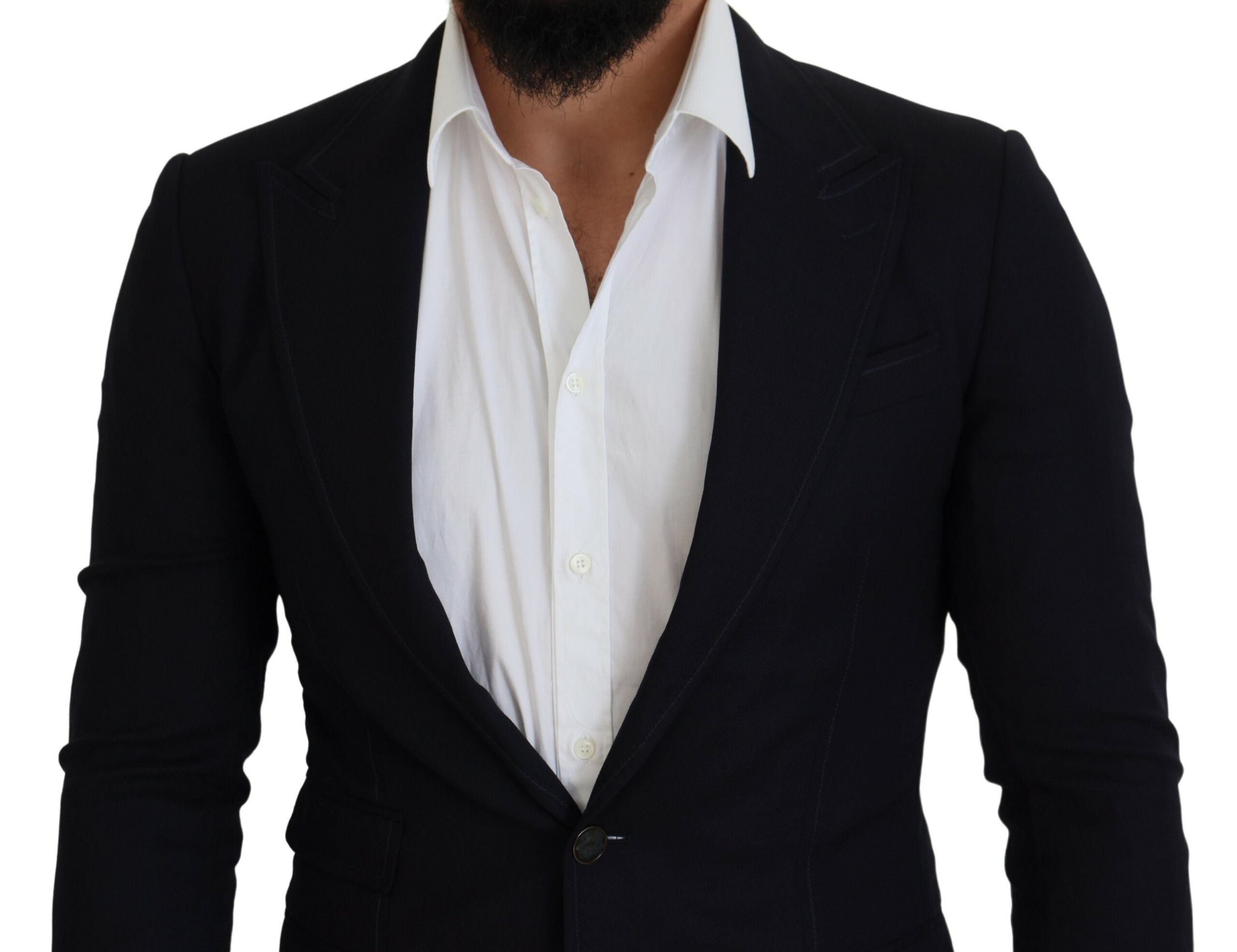 Dolce & Gabbana Blue Taormina Blazer in virgin wool-4
