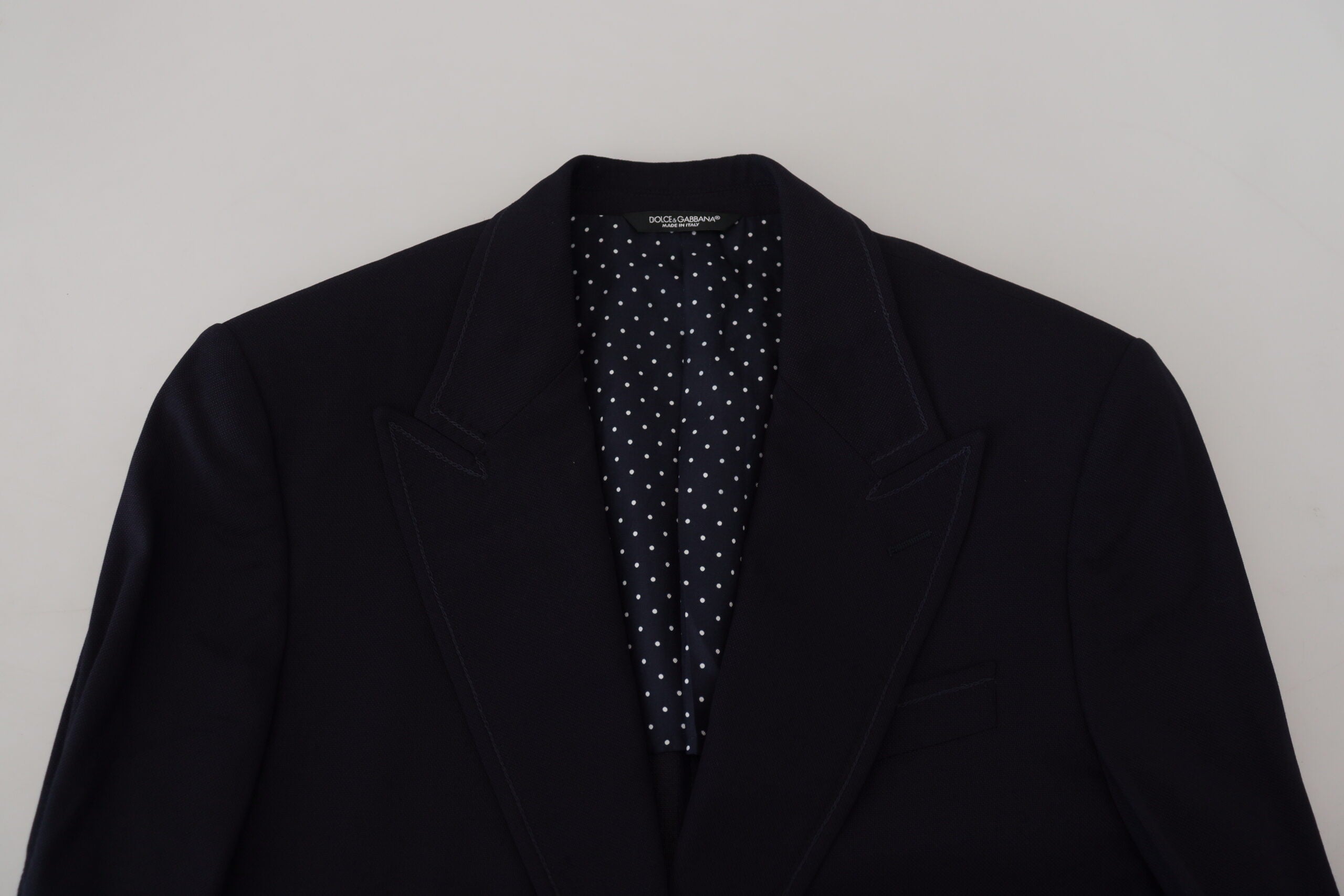 Dolce & Gabbana Blue Taormina Blazer in virgin wool-7