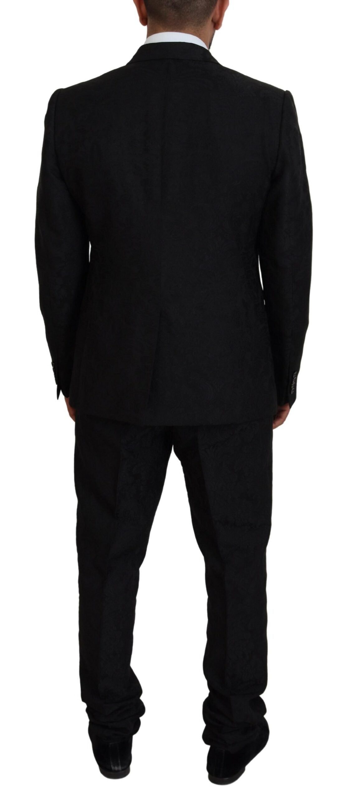 Dolce & Gabbana Schwarzer einreihiger 2-teiliger MARTINI Anzug-3