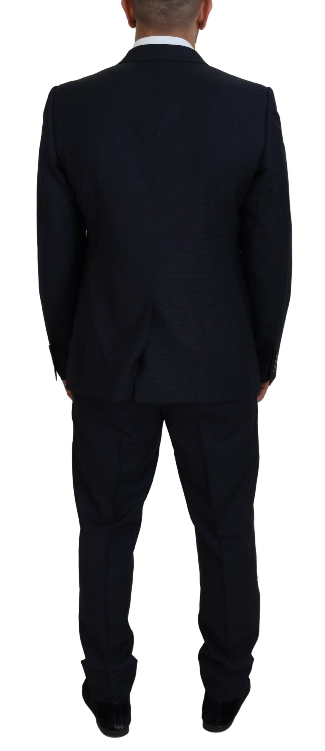 Dolce & Gabbana Blue single-breasted 2-piece MARTINI suit-3