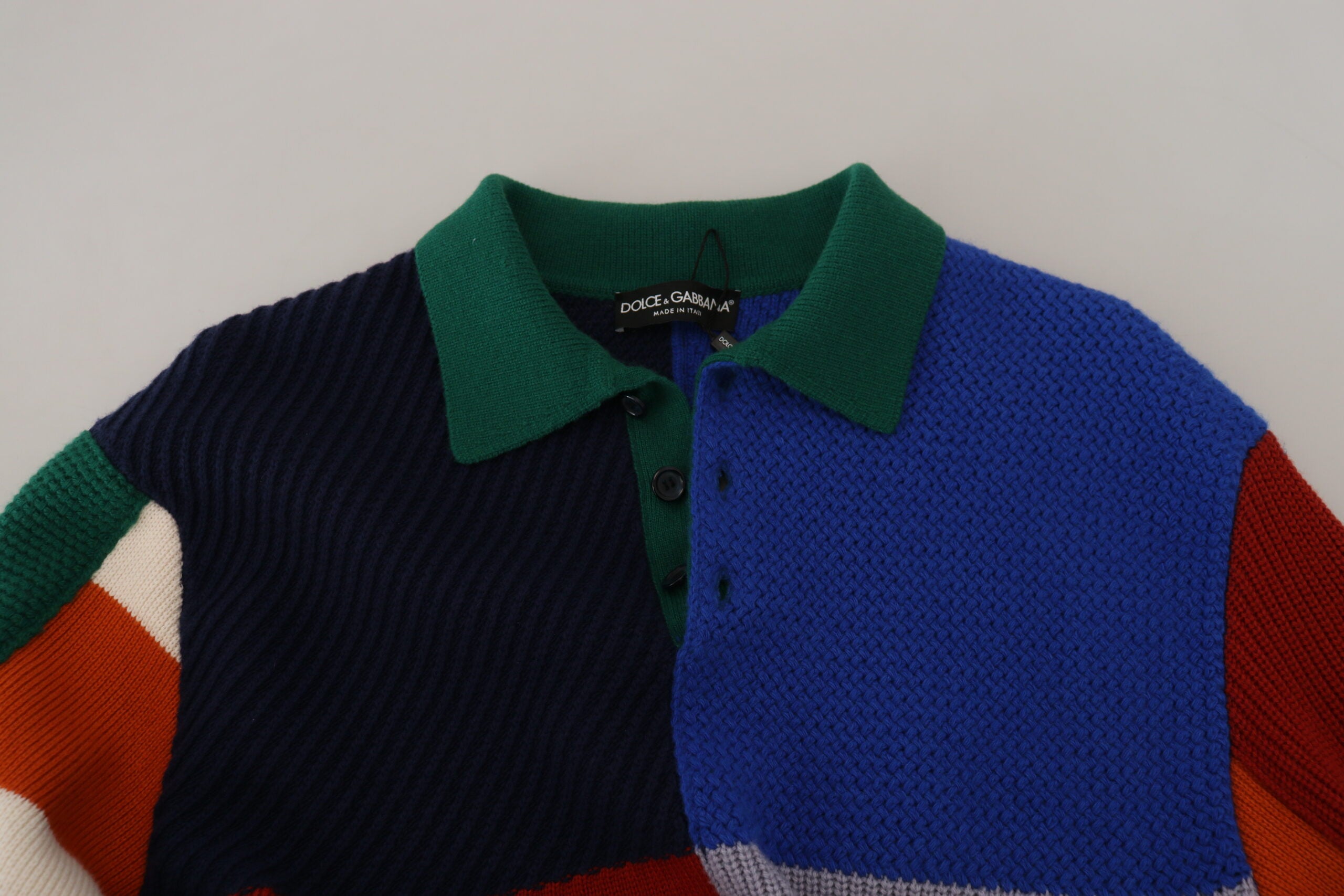 Dolce & Gabbana multicoloured striped wool sweater-6