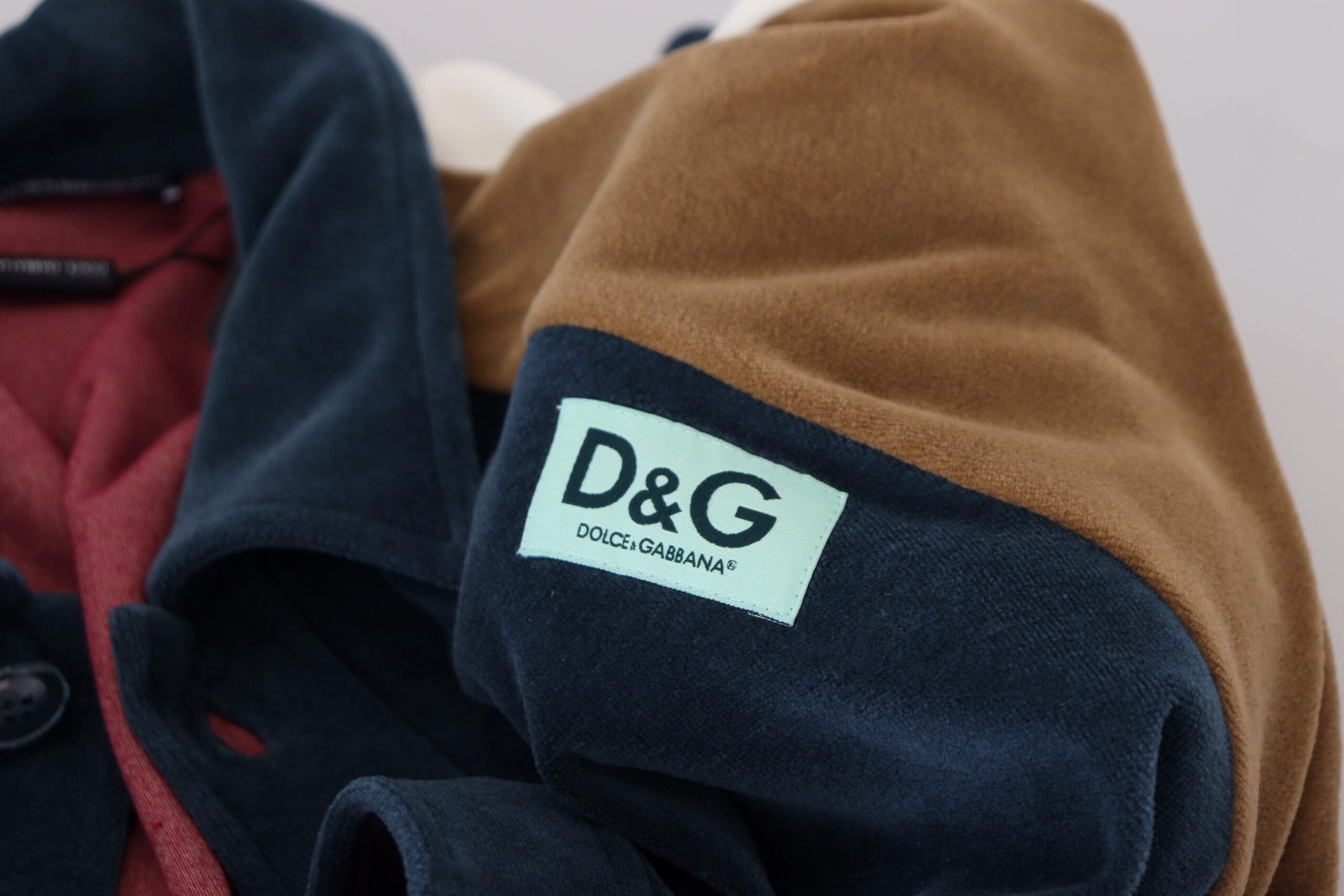 Dolce & Gabbana Multicolor Cotton Sweater with Collar-6