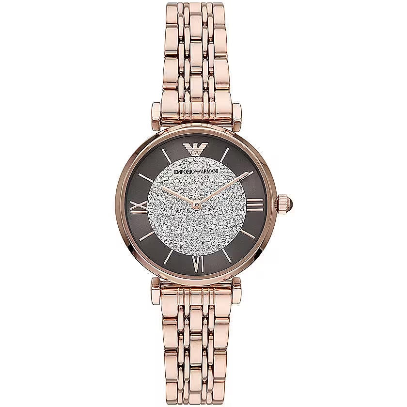 Emporio Armani Elegant women's watch in rose gold tone-1