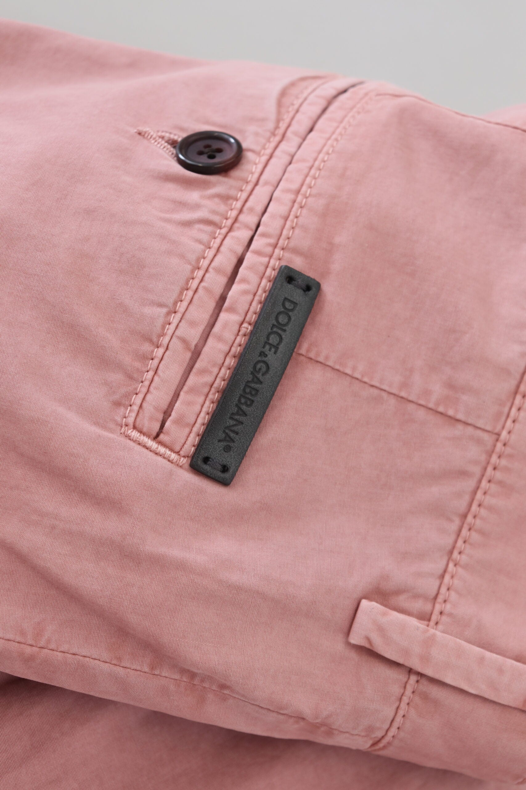 Dolce & Gabbana Pink Chinos Cotton Casual Men's Shorts-3