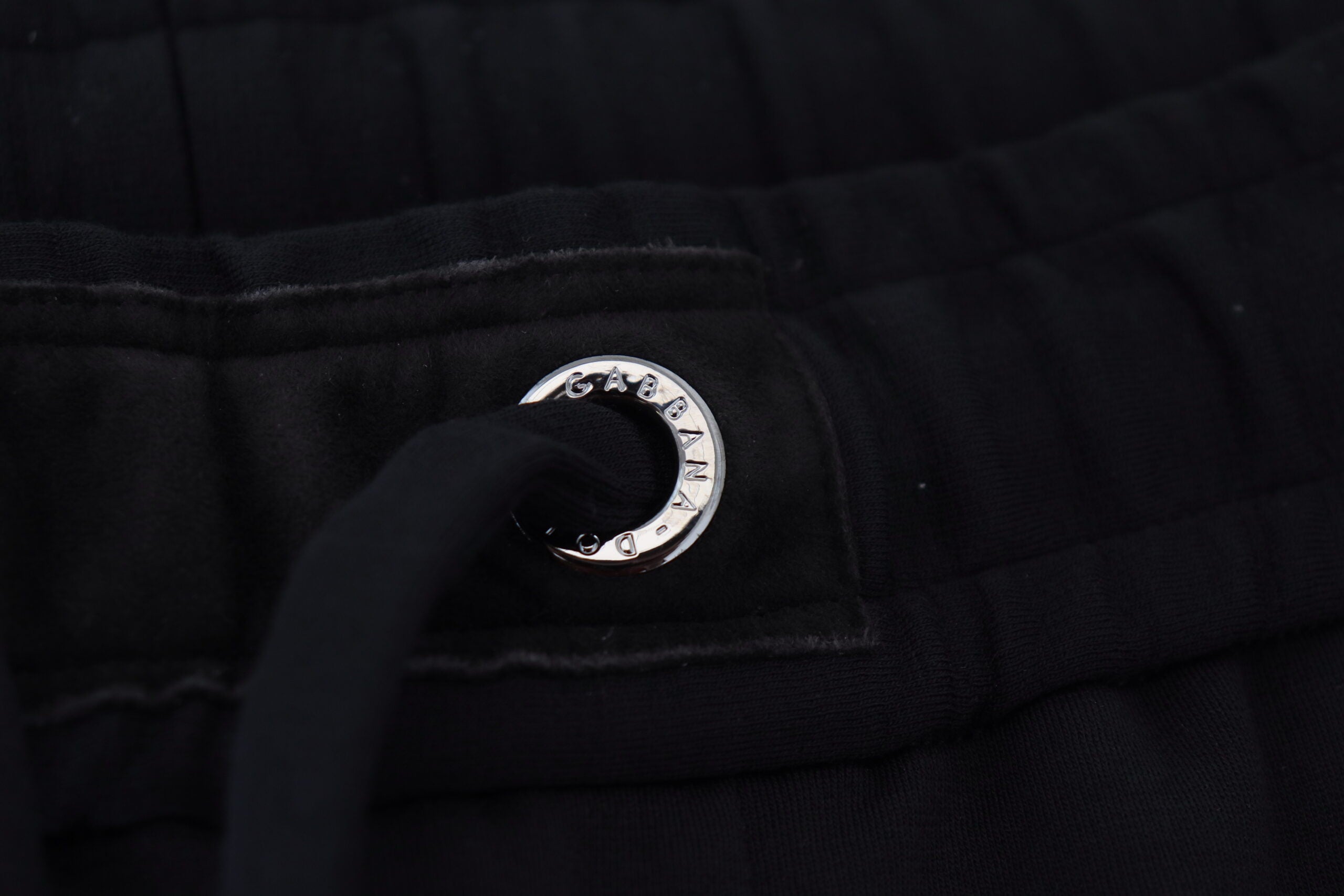 Dolce & Gabbana Schwarze Herren Sport Wolle Sweatpants Hosen-4