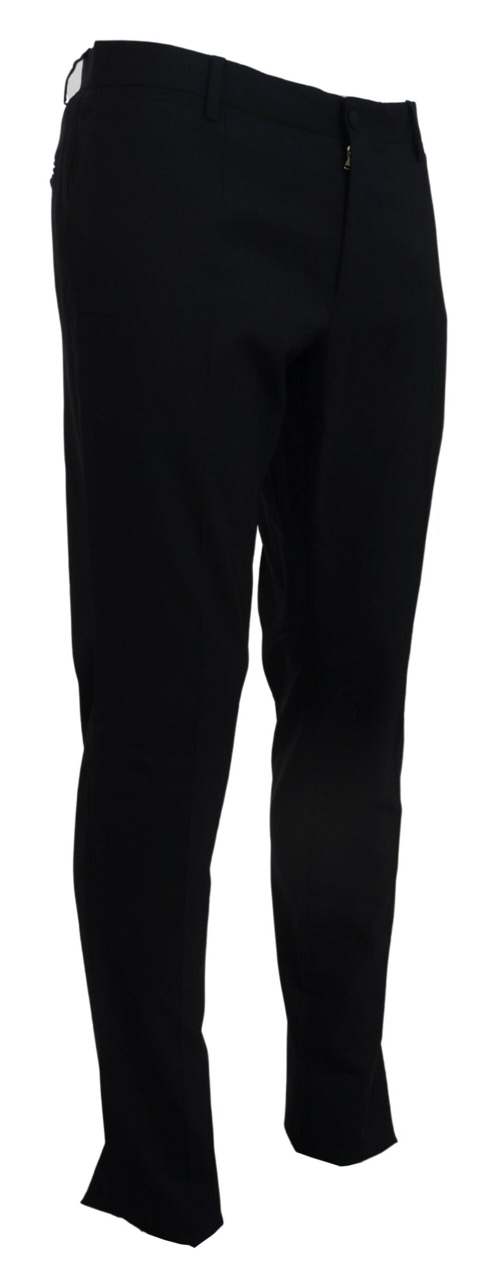 Dolce & Gabbana Blue Wool Stretch Dress Formal Slim Fit Pant-2