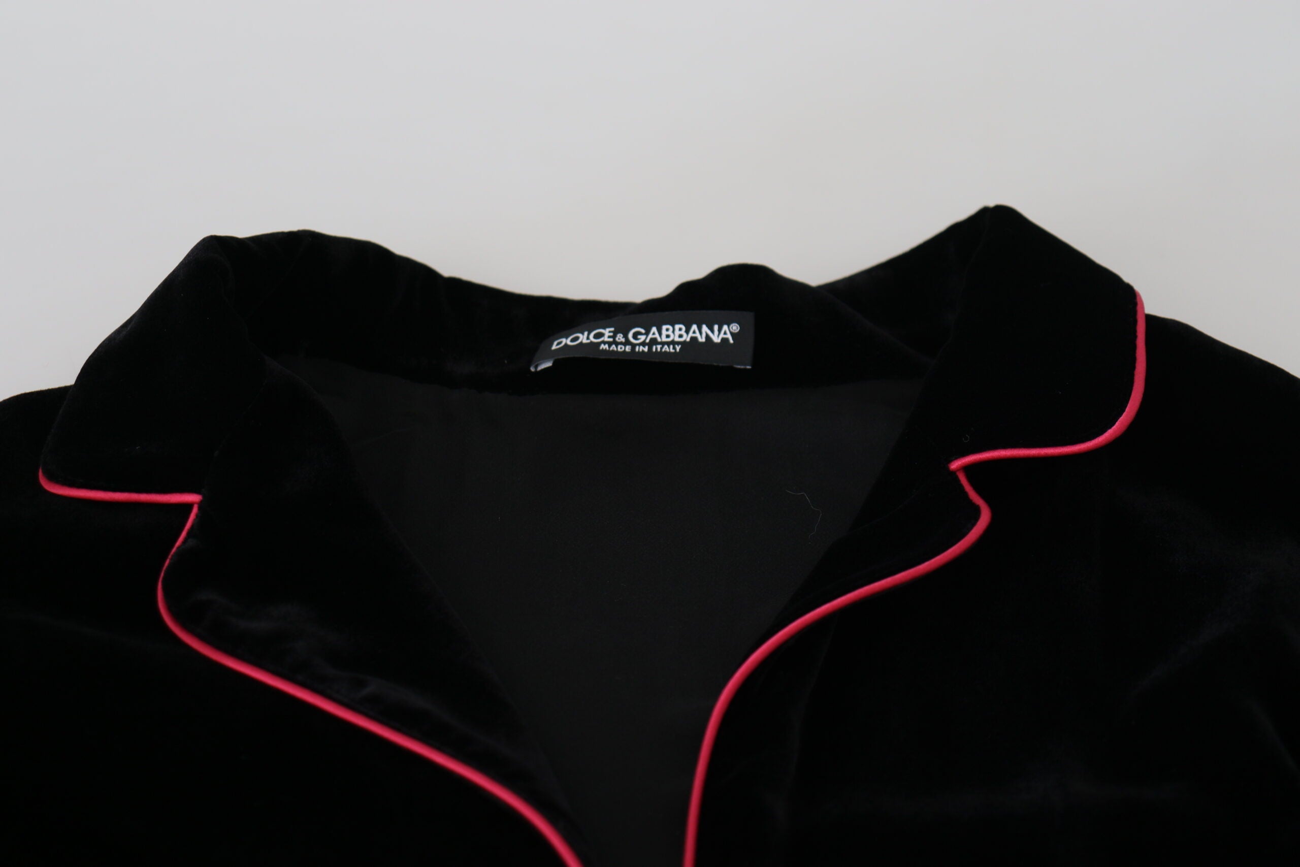 Dolce & Gabbana Black Blazer with Belt and Buttons Viscose Jacket-5