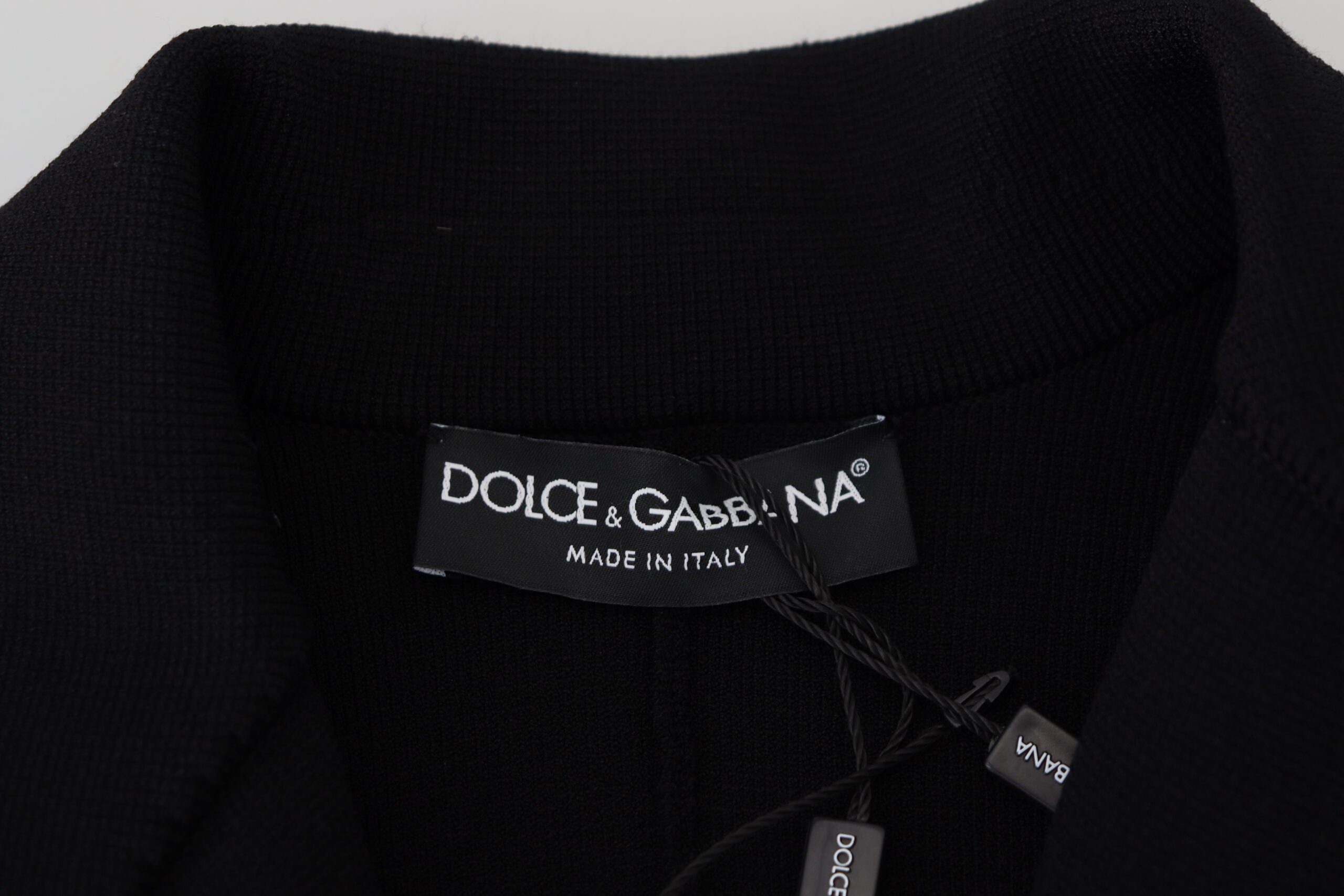 Chaqueta tipo cárdigan con botones en negro de Dolce & Gabbana, chaqueta de viscosa-6