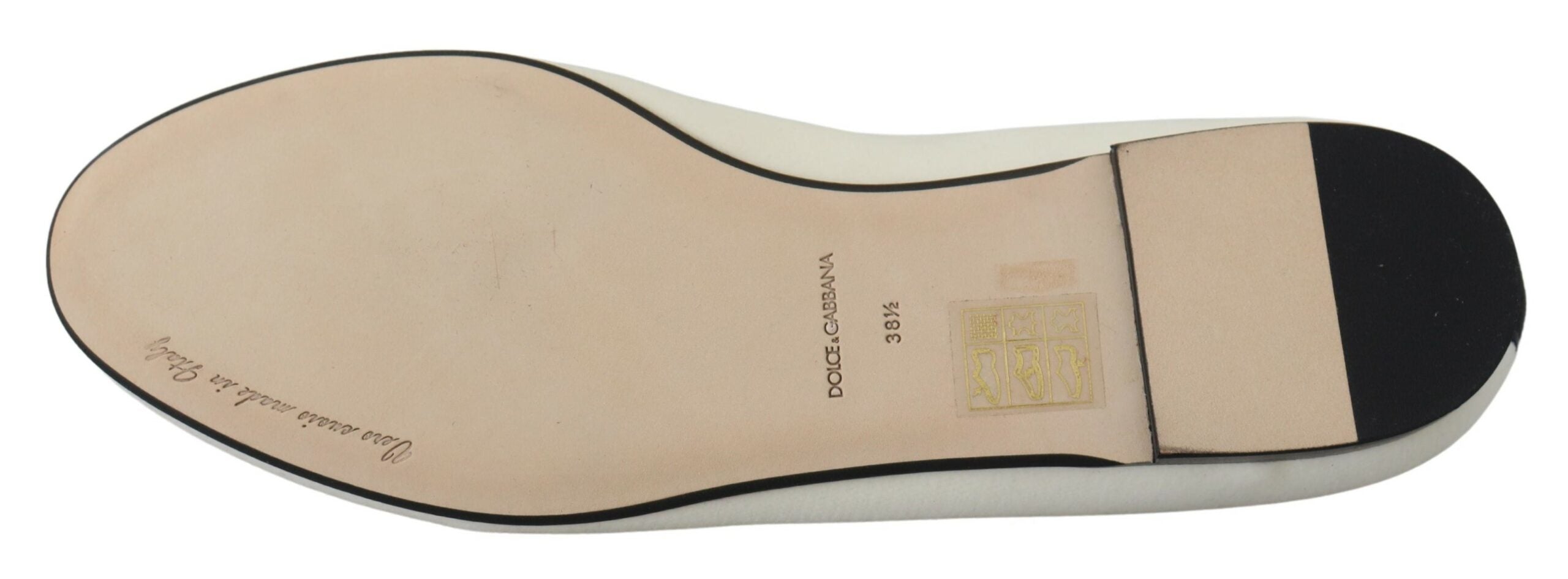 Dolce & Gabbana White Velvet Slip-On Loafers and Flats-7