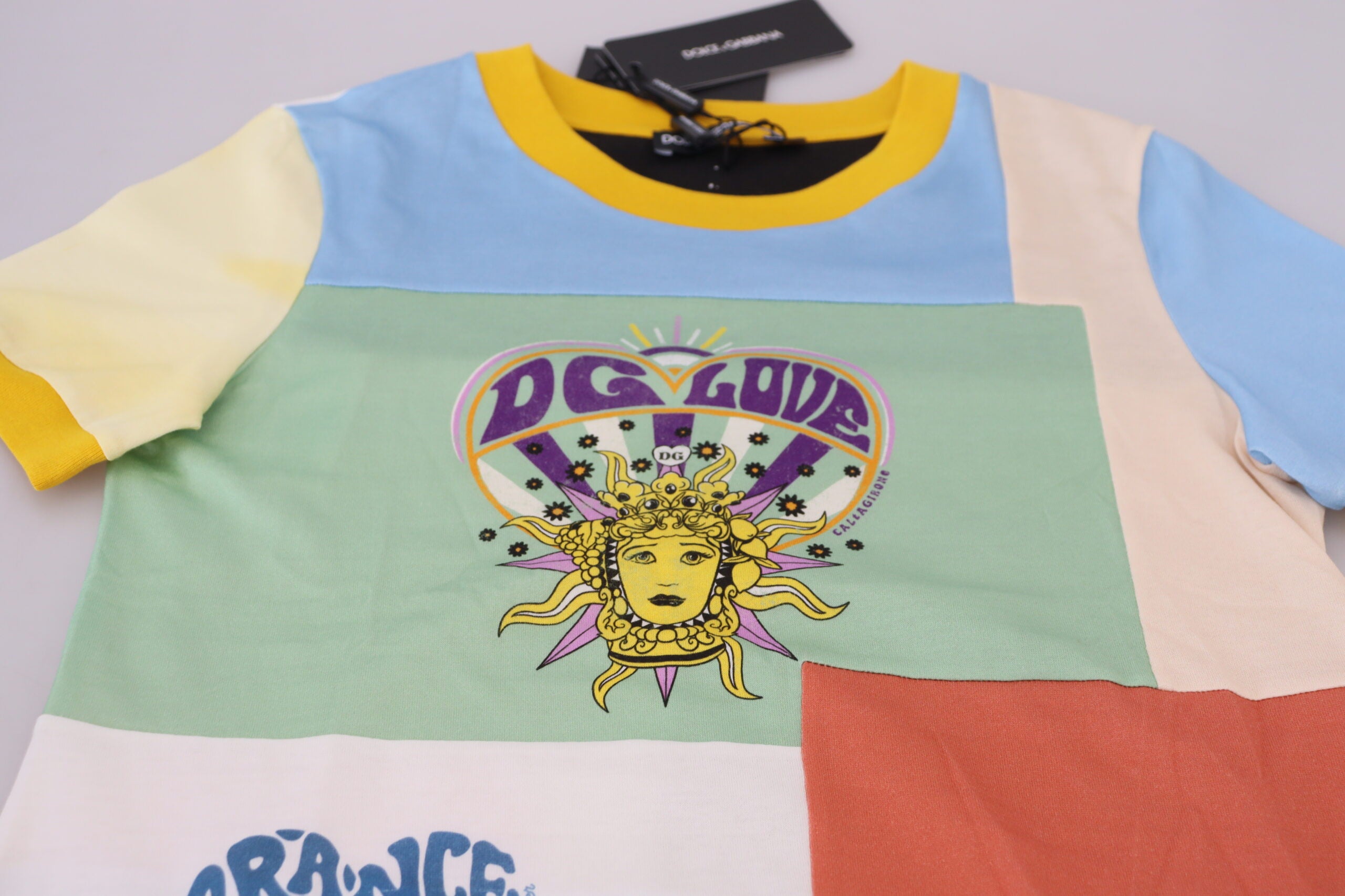 Dolce & Gabbana Multicolor Cotton DG Love Patchwork-4