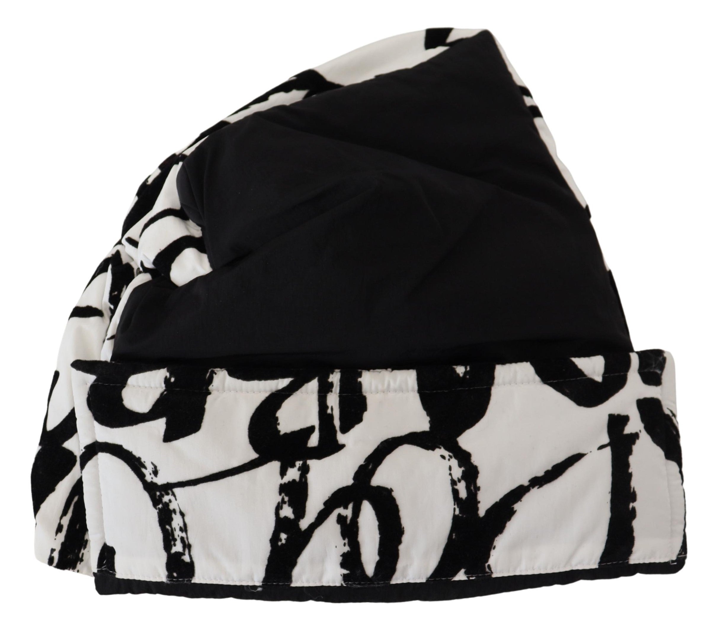 Gorro de invierno de nailon estampado blanco para mujer de Dolce & Gabbana-4