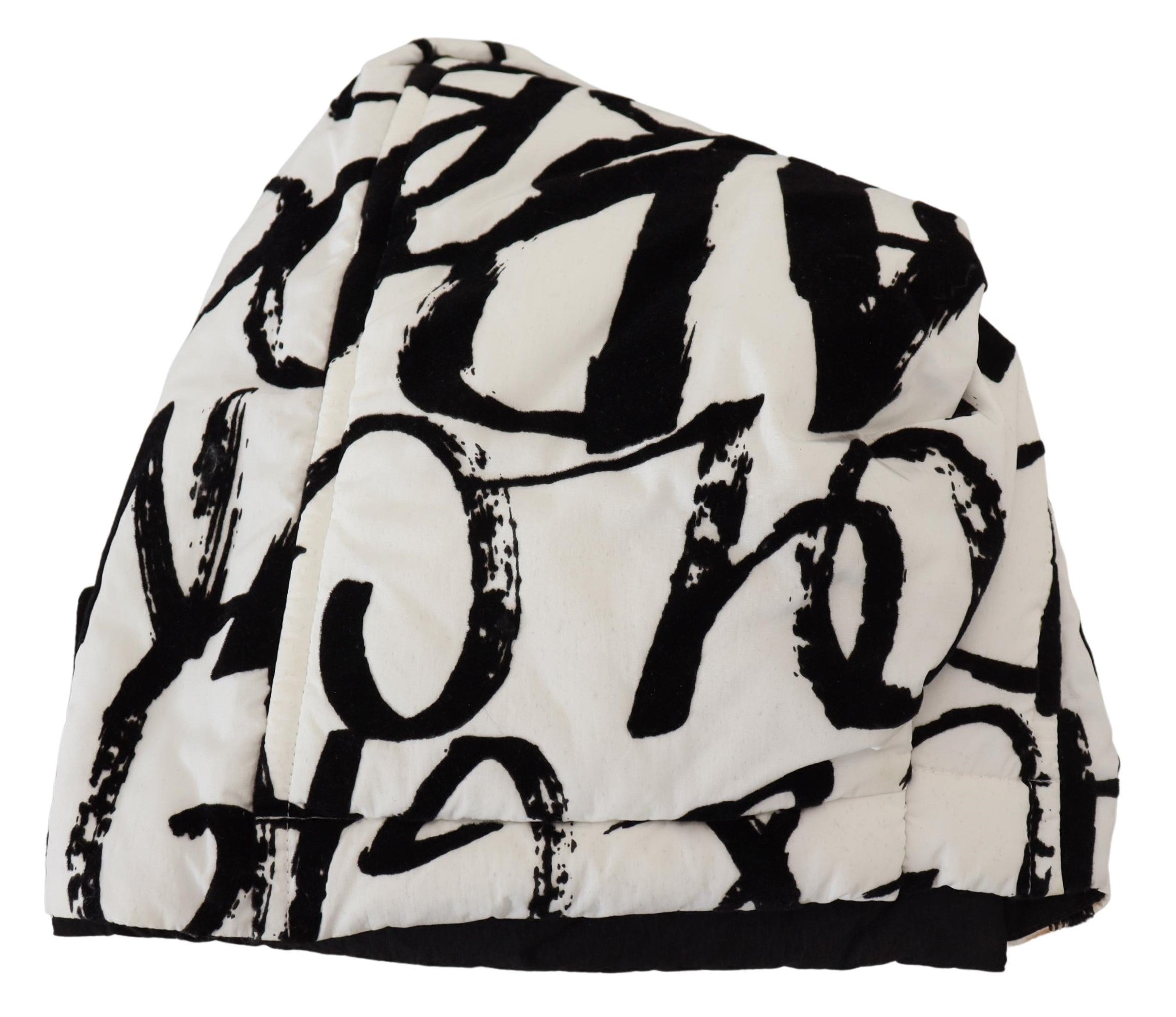 Gorro de invierno de nailon estampado blanco para mujer de Dolce & Gabbana-5