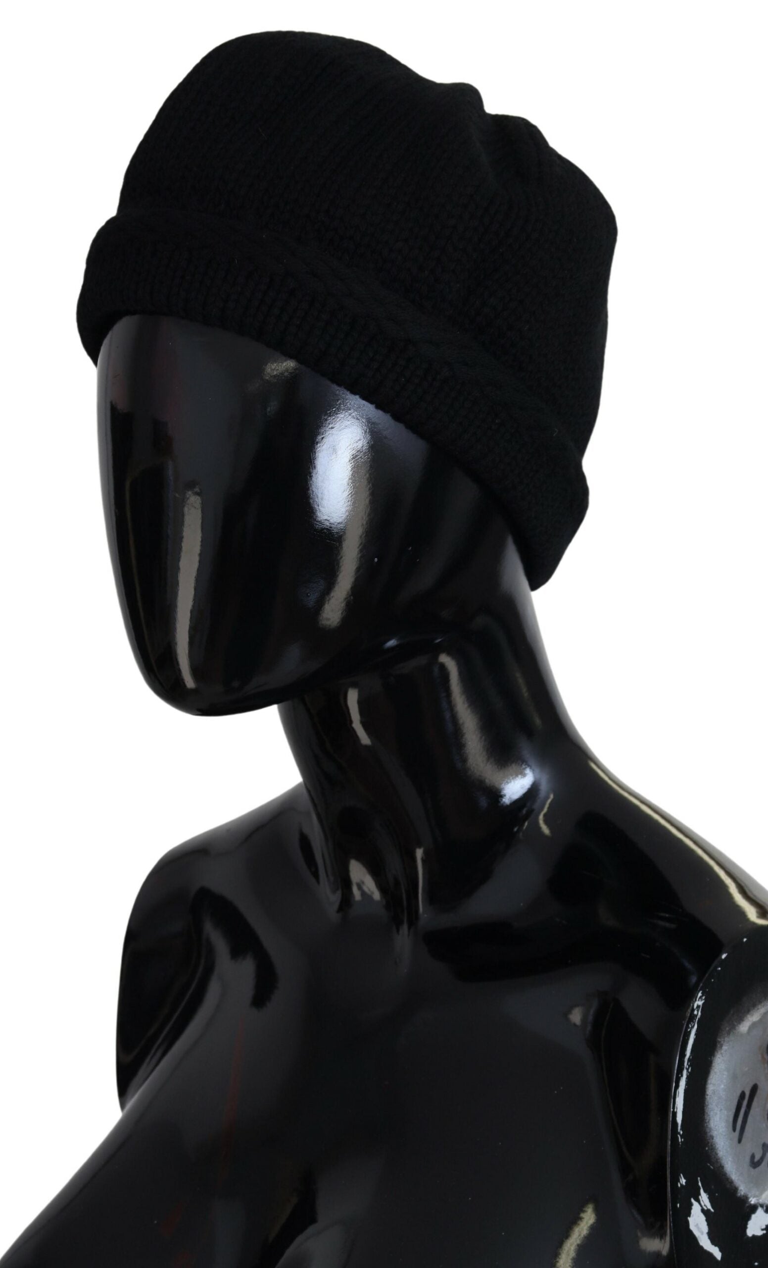 Dolce & Gabbana Black Wool Women's Winter Beanie Hat-2