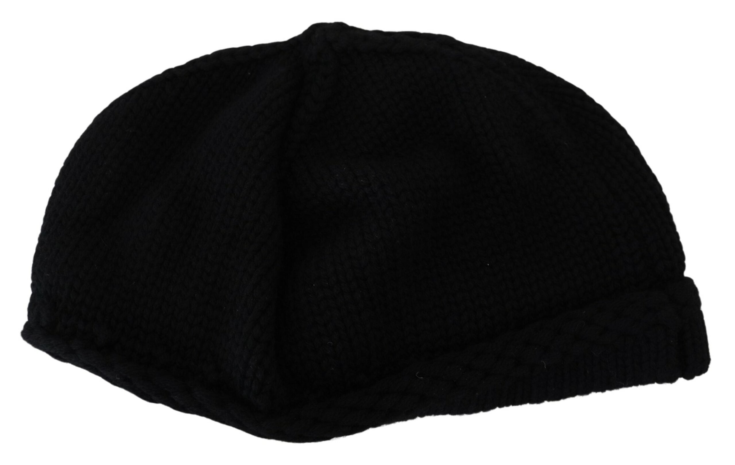 Dolce & Gabbana Black Wool Women's Winter Beanie Hat-5
