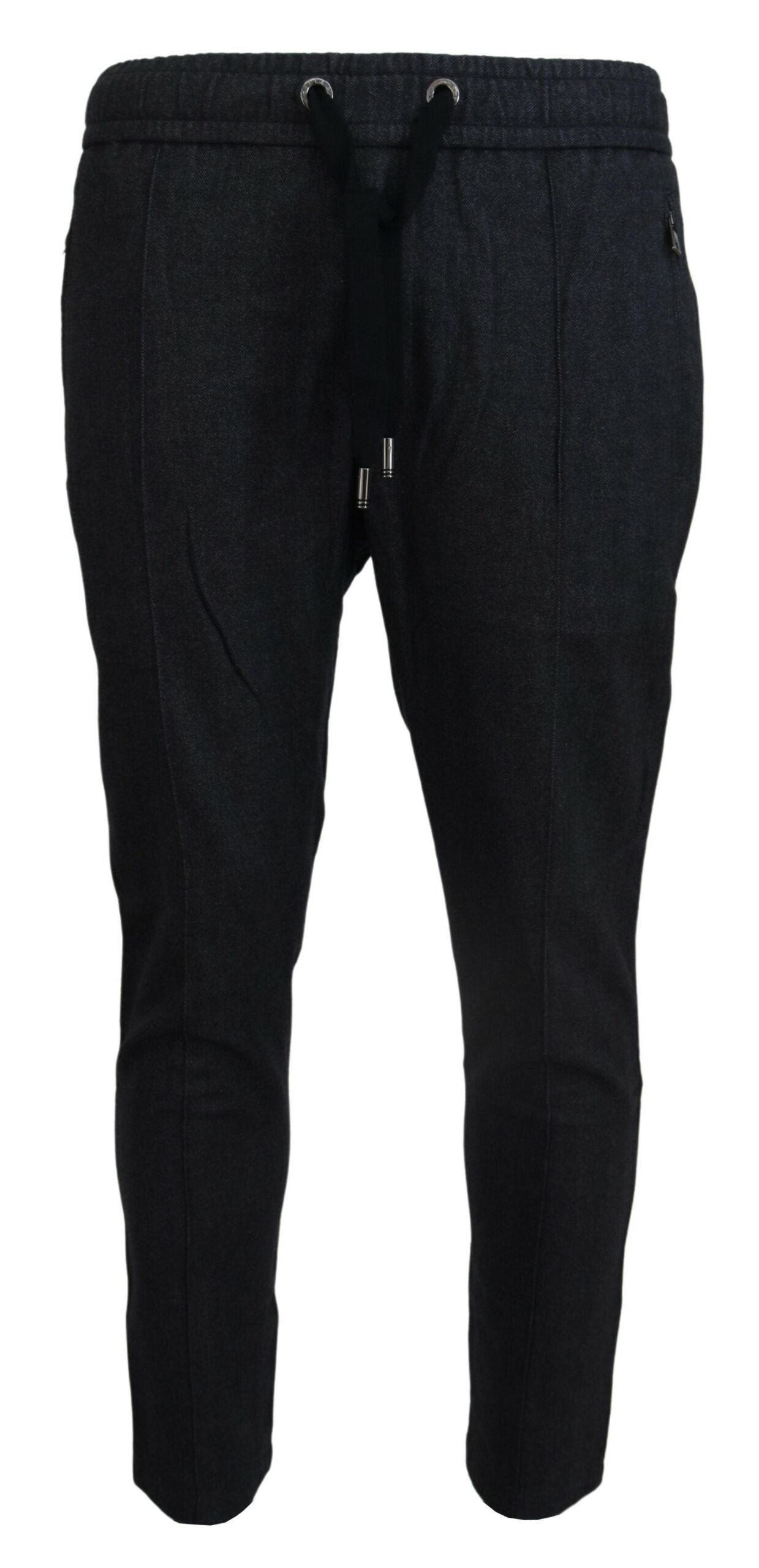 Dolce & Gabbana Grey Cotton Joggers for Men-1