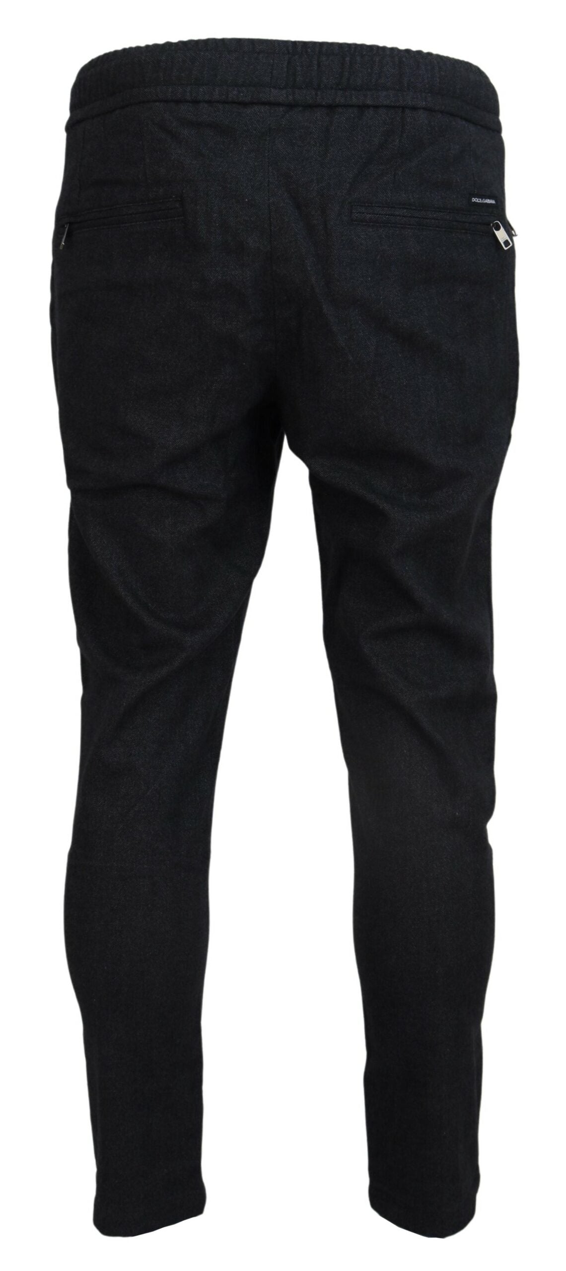 Dolce & Gabbana Grey Cotton Joggers for Men-3