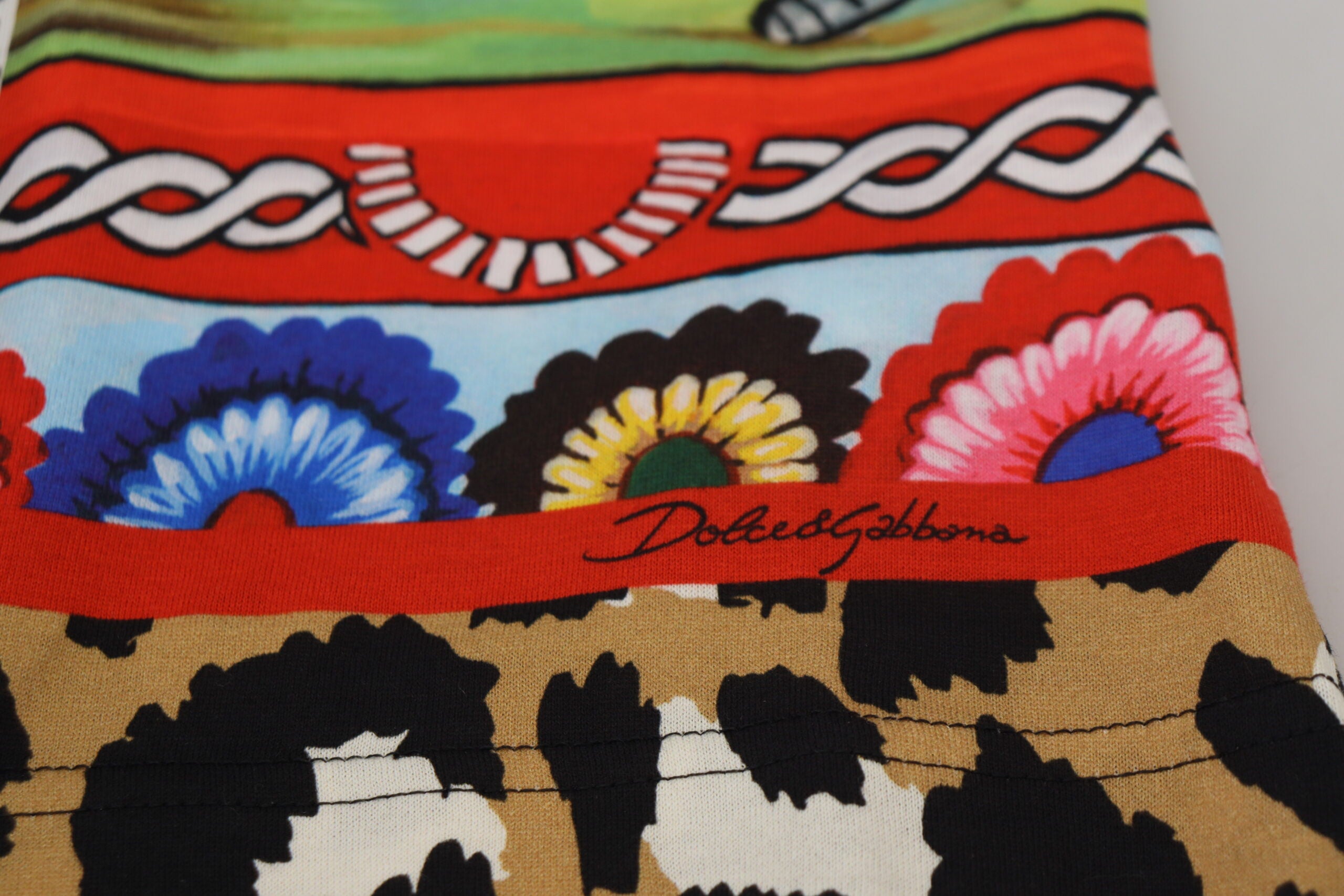 Camisa con estampado multicolor exclusiva para mujer de Dolce & Gabbana-7