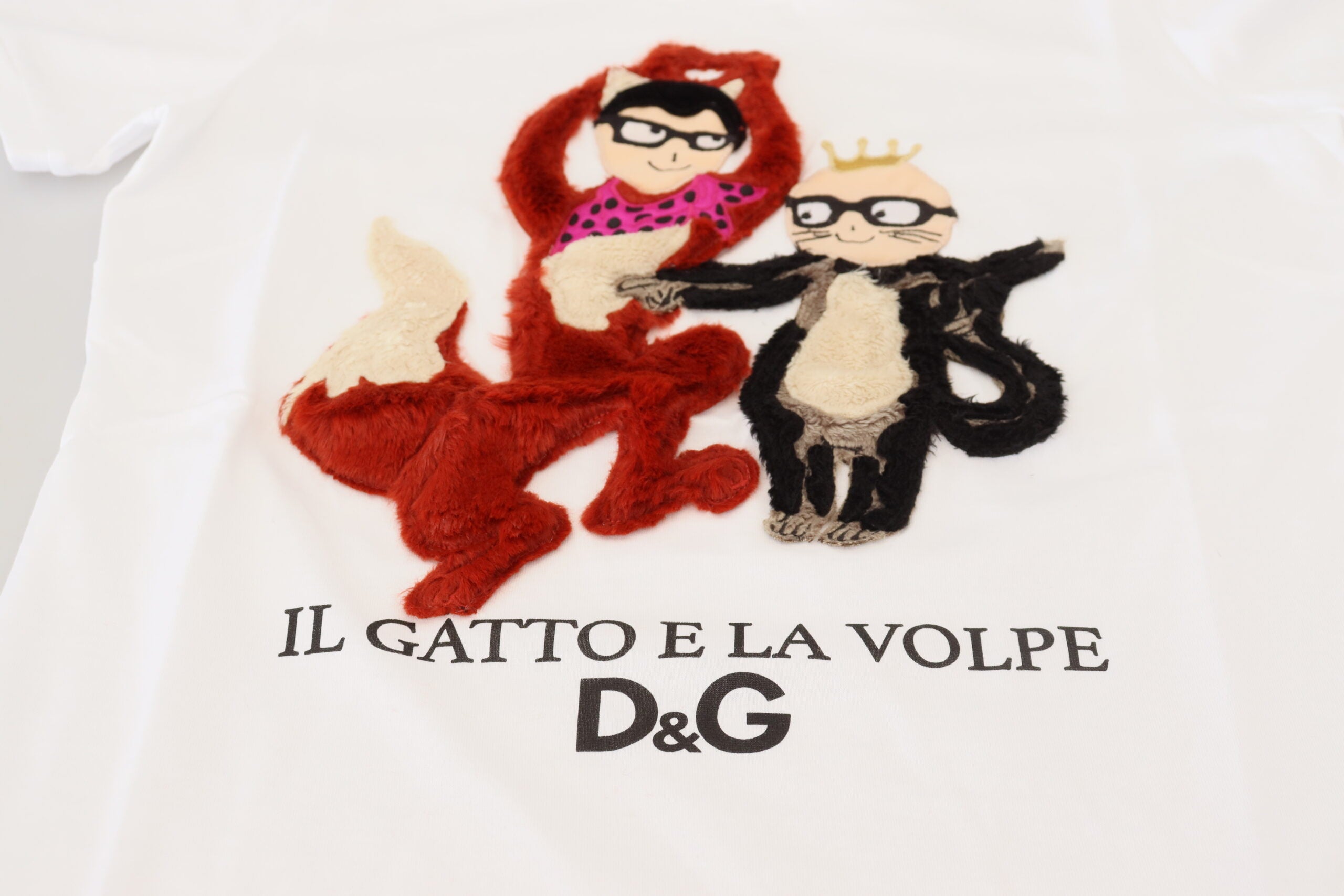 Dolce & Gabbana T-Shirt Top White Textured Short Sleeve-5