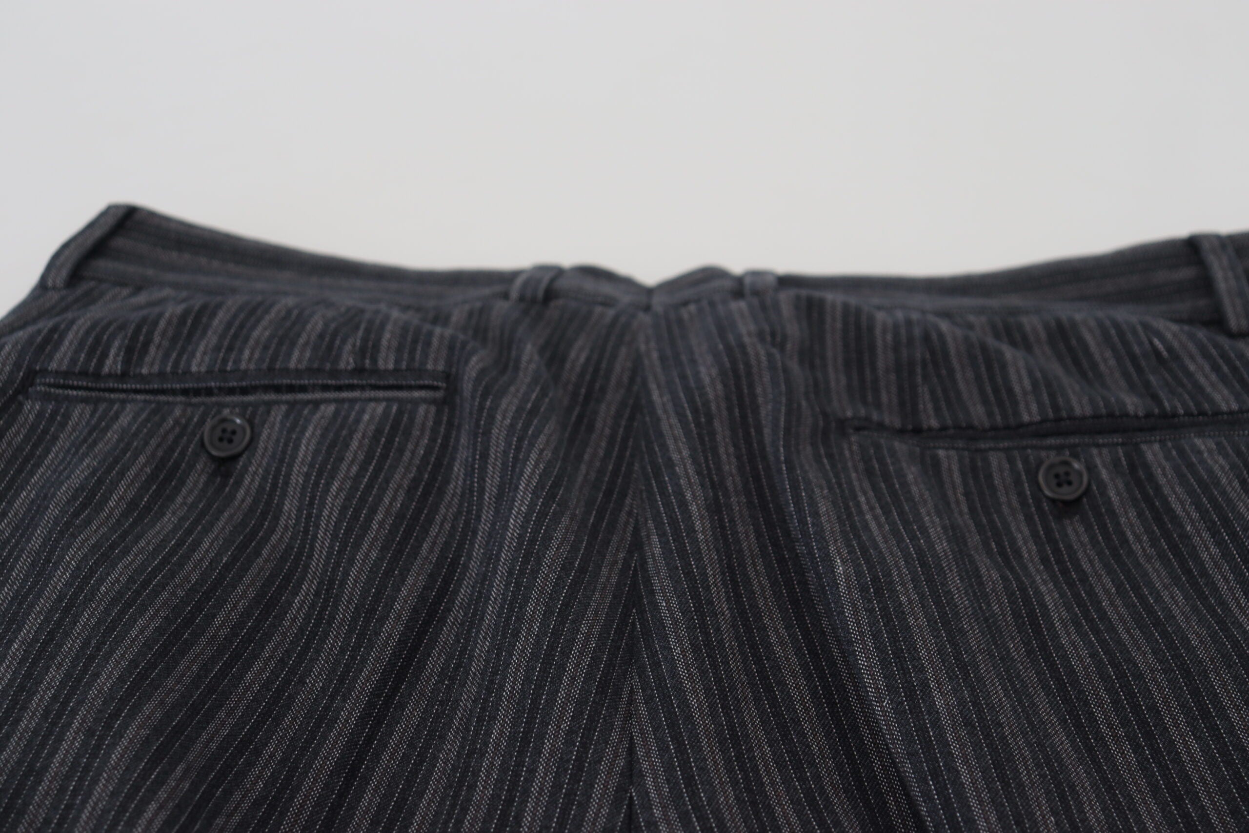 Dolce & Gabbana Dark Grey Striped Chino Dress and Trousers-6