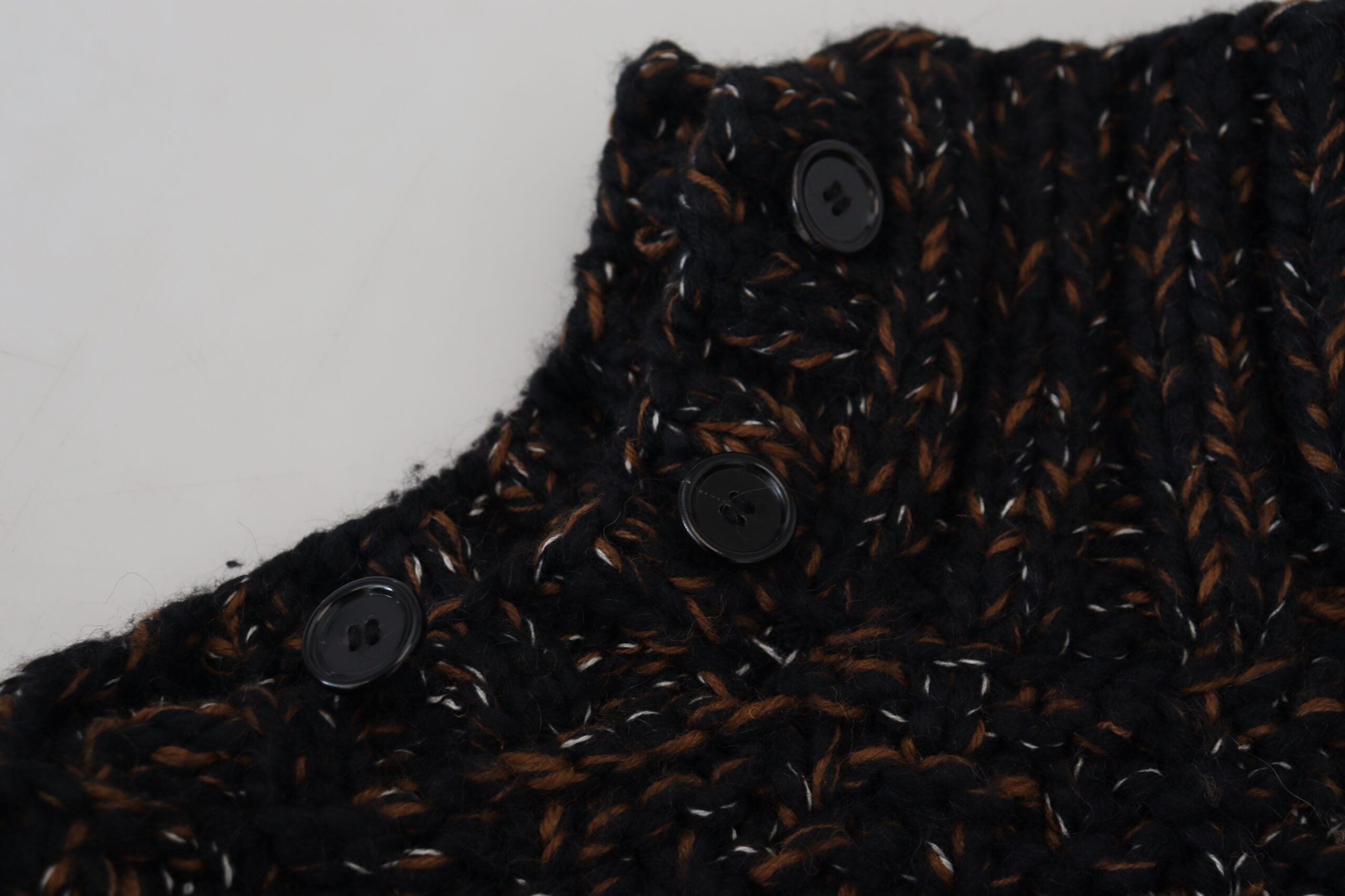 Dolce & Gabbana Brauner Fatto A Mano Rollkragenpullover Pullover-7