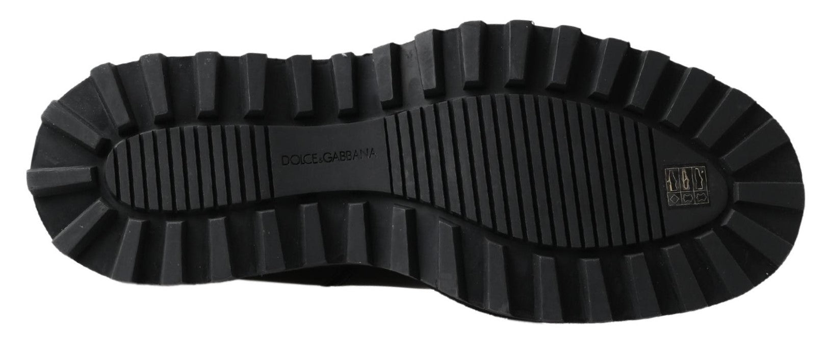 Dolce & Gabbana Schwarze Leder-Slipper mit Stretch-Stiefeln-3