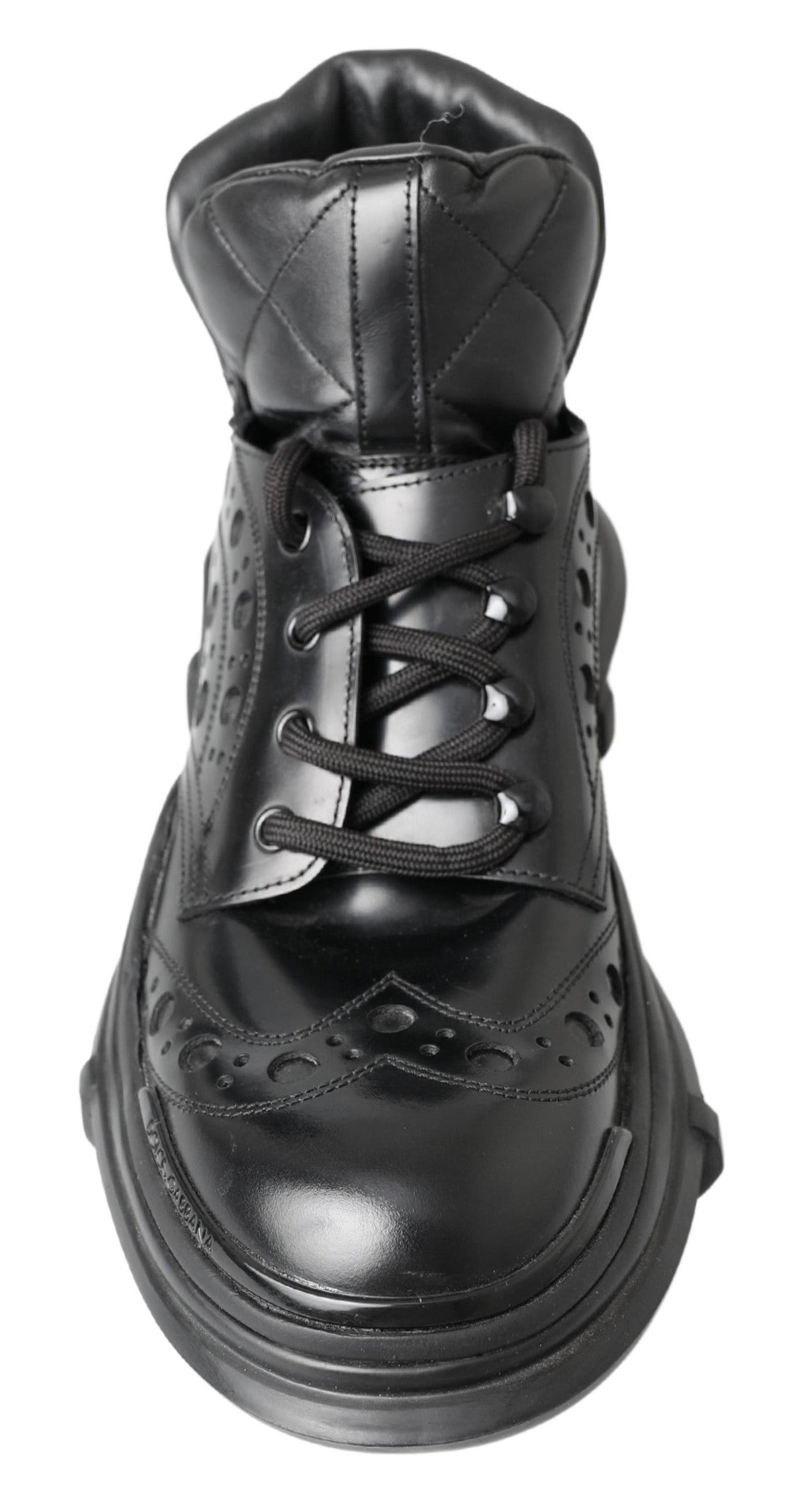 Dolce & Gabbana Black Leather Boots for Leisure-3