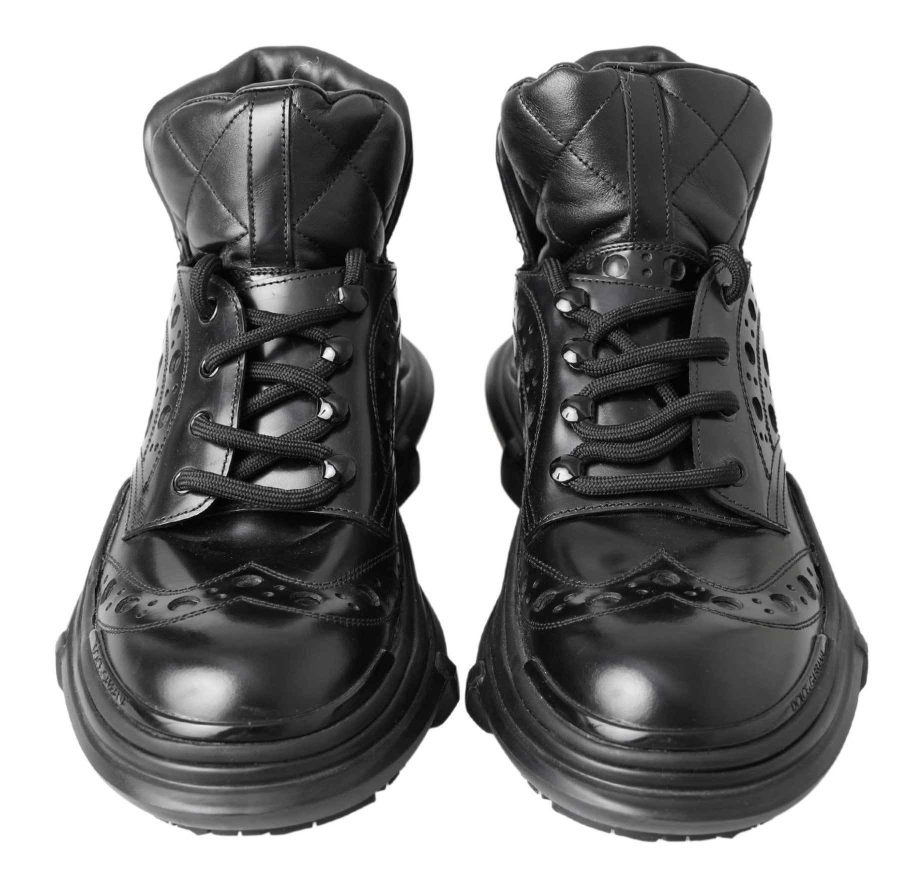 Dolce & Gabbana Black Leather Boots for Leisure-4