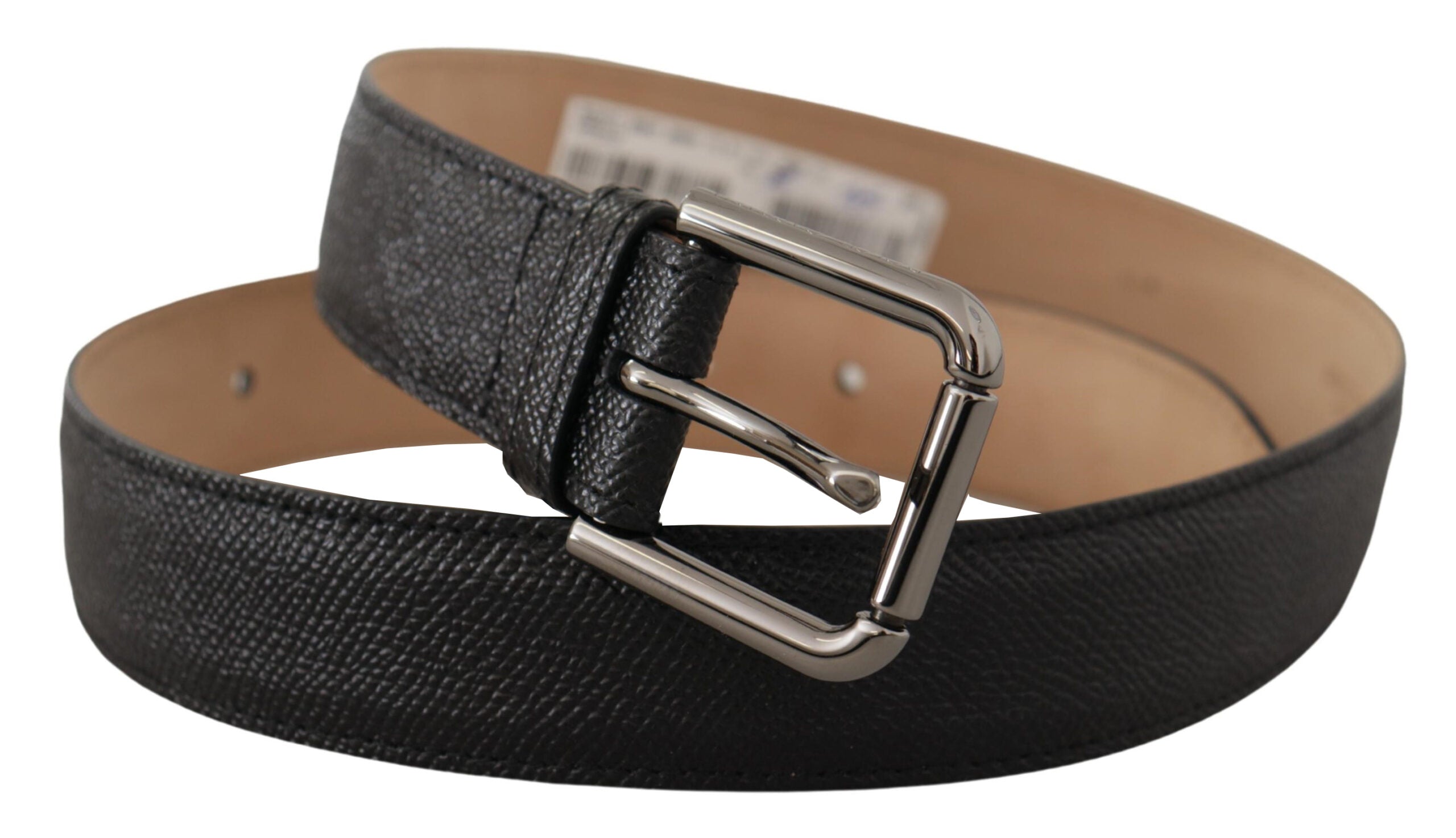 Dolce & Gabbana Black Calfskin Brown Backend Belt-2