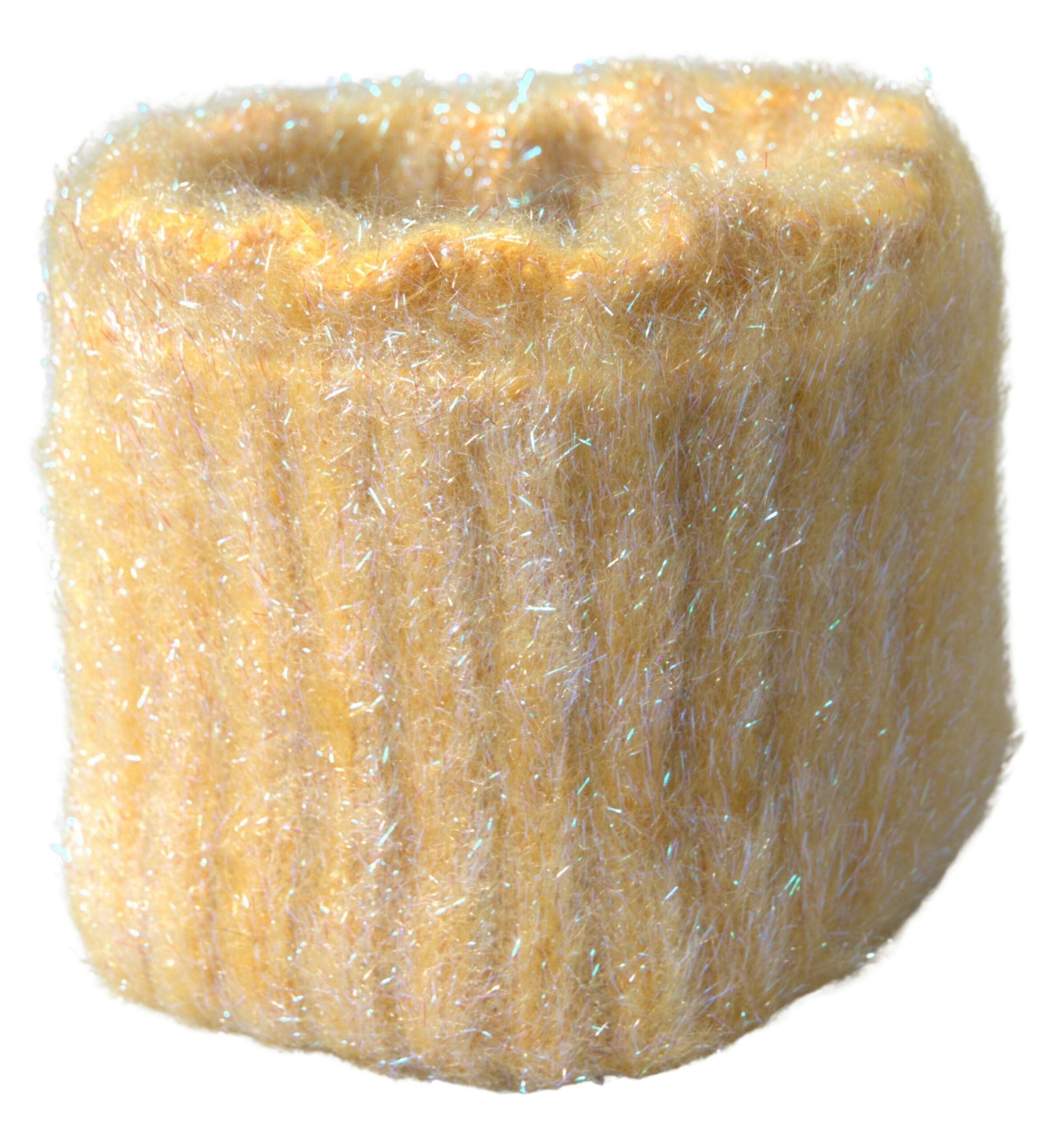 Dolce & Gabbana Yellow Polyester Mohair Fiber Scarf-1
