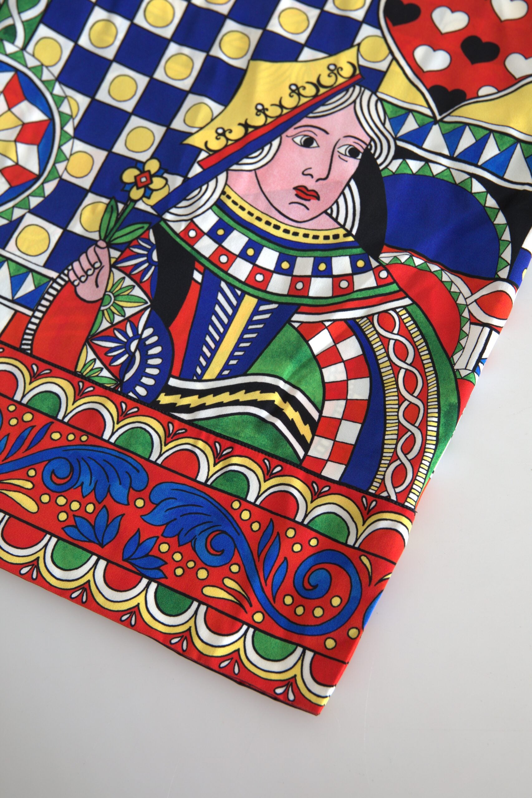 Dolce & Gabbana multi-colored printed long-sleeved blouse top-2