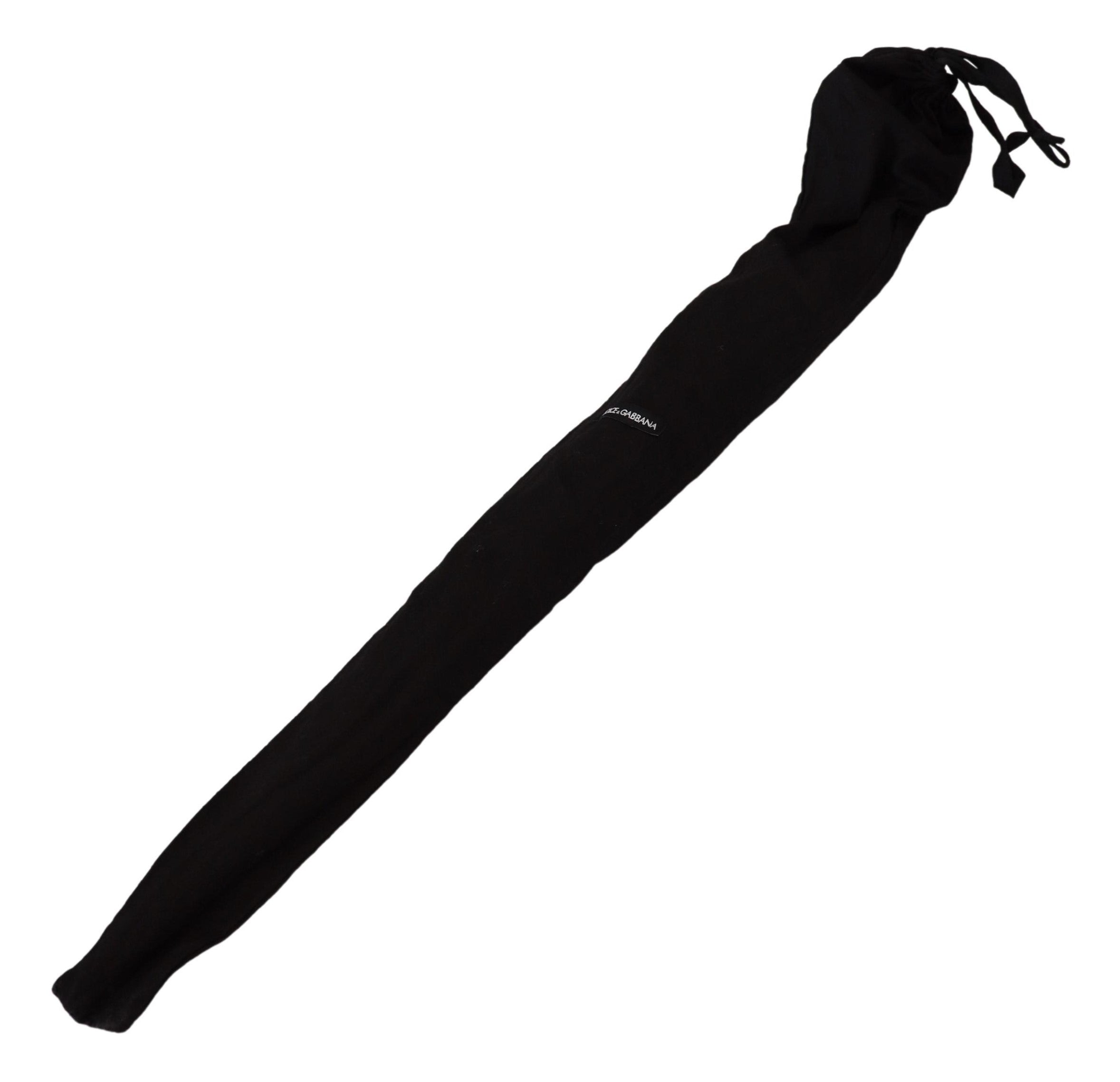 Dolce & Gabbana Brown Striped Leather Handle Folding Sartoria Umbrella-3